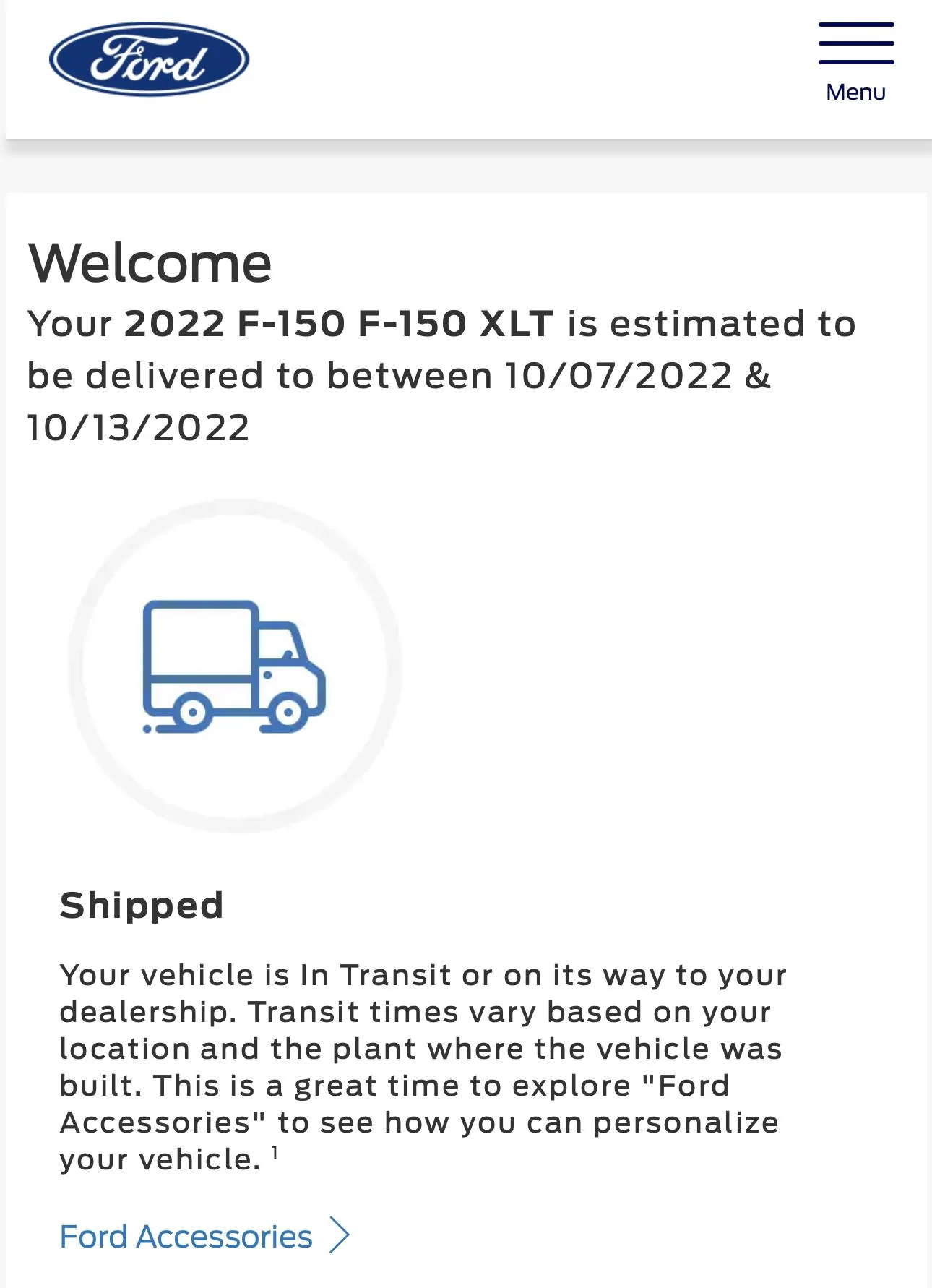 Ford F-150 09/19/22 Build Week -- Final Delivery 9EF3E176-B828-4A8E-B707-4E63232D4B16