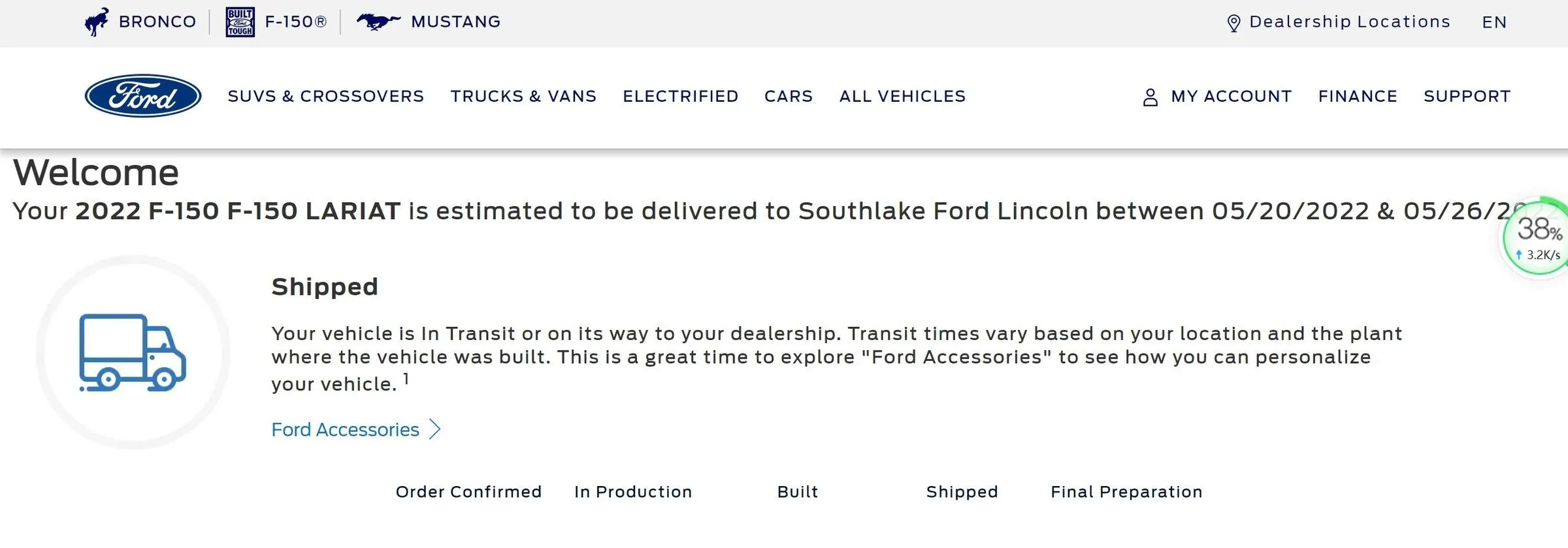 Ford F-150 4/4/22 Build Week Group a