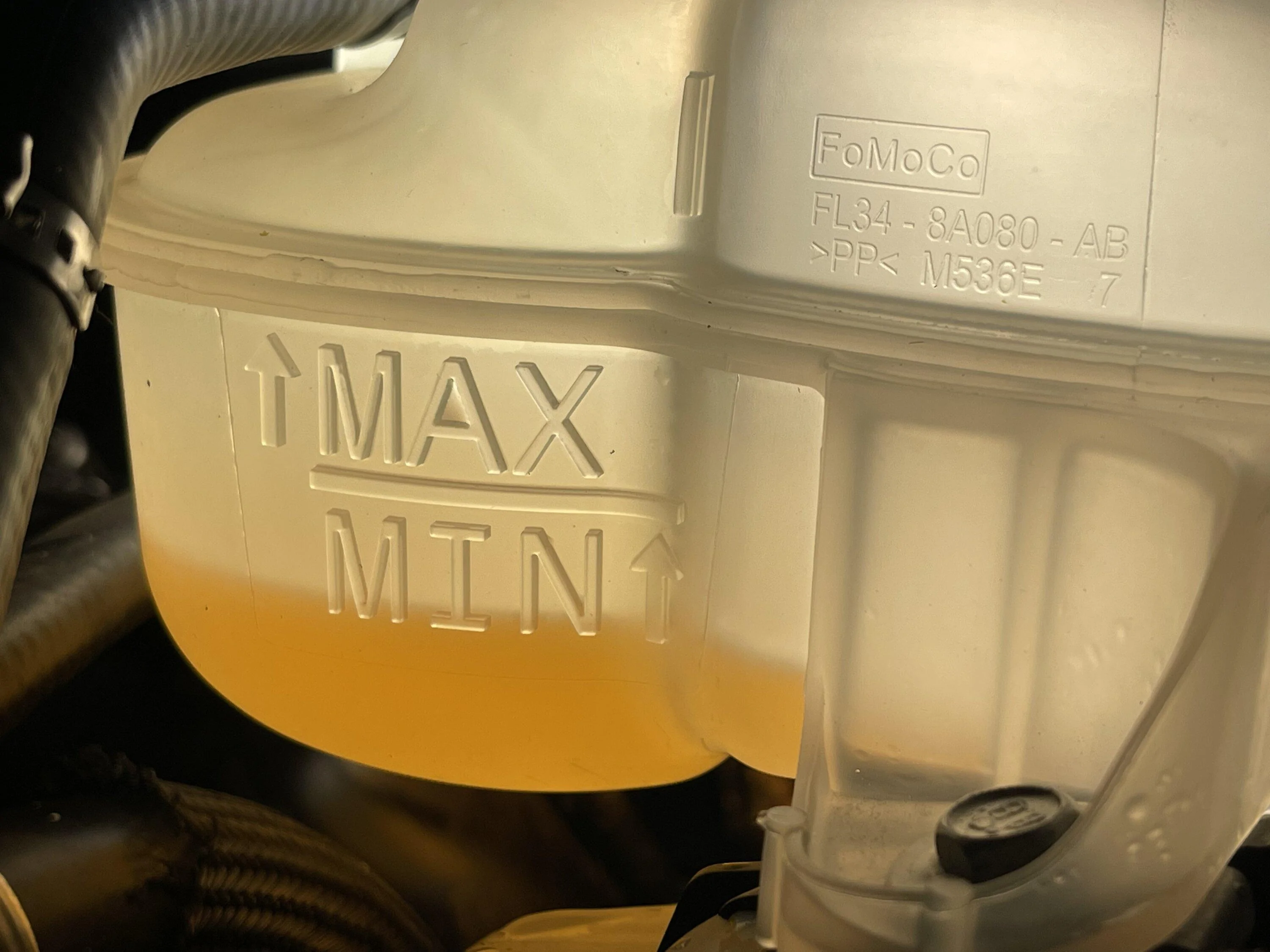 Ford F-150 PowerBoost primary coolant res level is below minimum A4512978-7963-46AC-81D0-46BB3A81A6CF