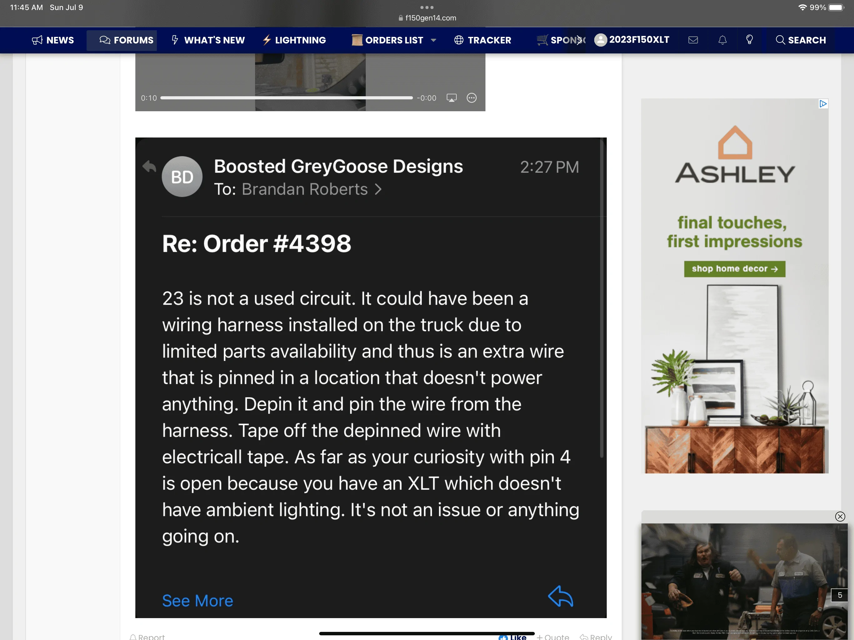 Ford F-150 Upfitter Switch installation A46394CB-69D1-43E6-836B-FAE9BD6CCE4A
