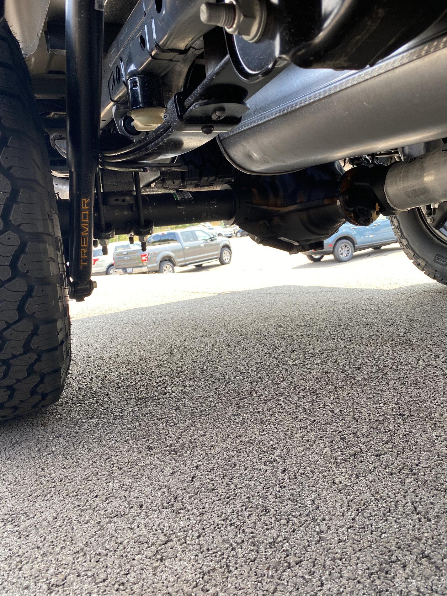 Ford F-150 Underneath pics of new Tremor on dealer lot AAD3E40E-9ADB-4775-BFBF-6BC70B726E25
