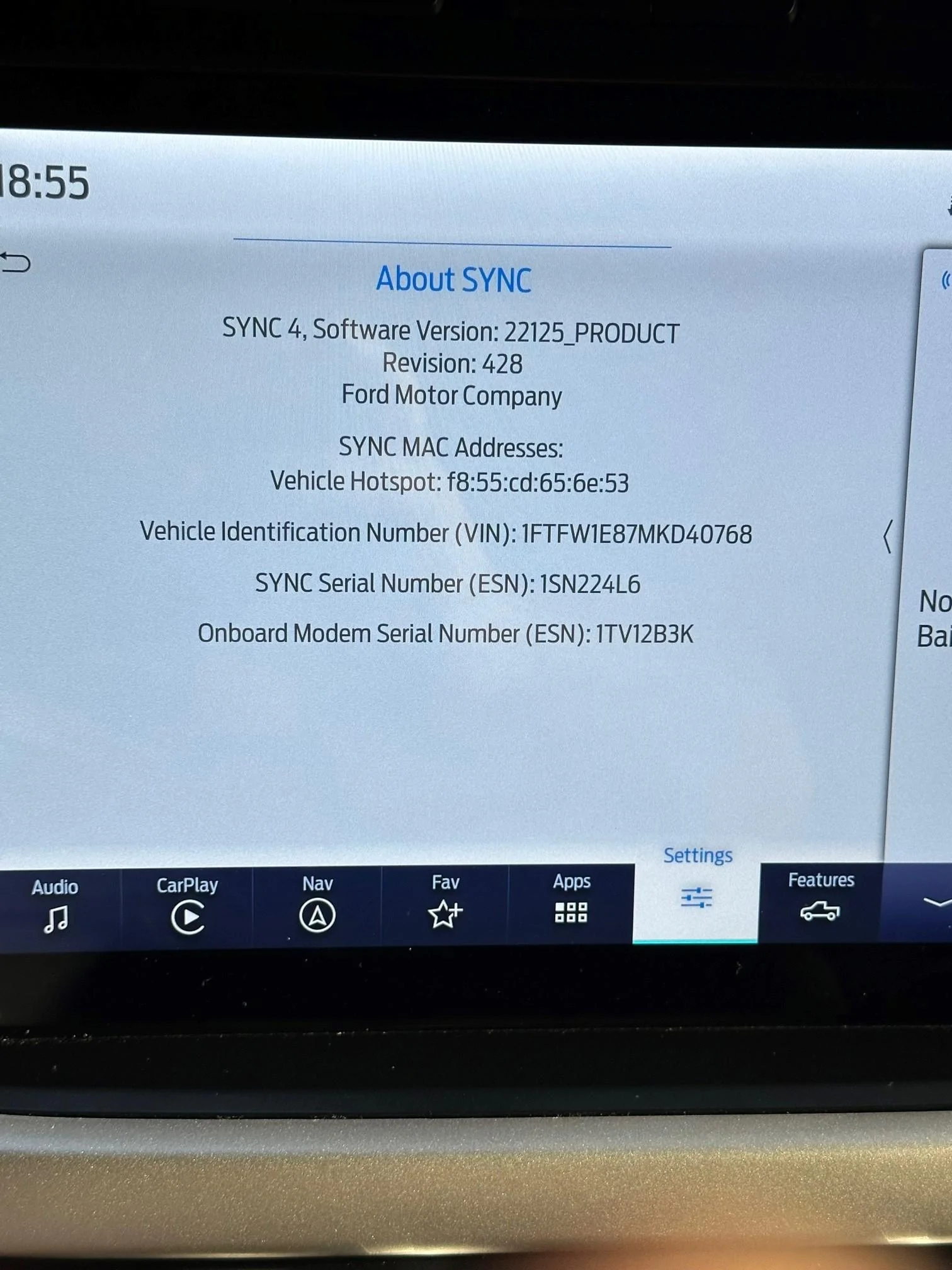 Ford F-150 2021 Job 1 Trucks that aren't getting updates about sync screen