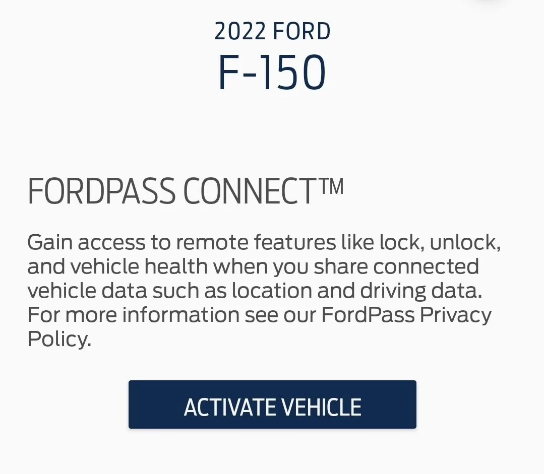 Ford F-150 3/14/2022 Build Week Activat