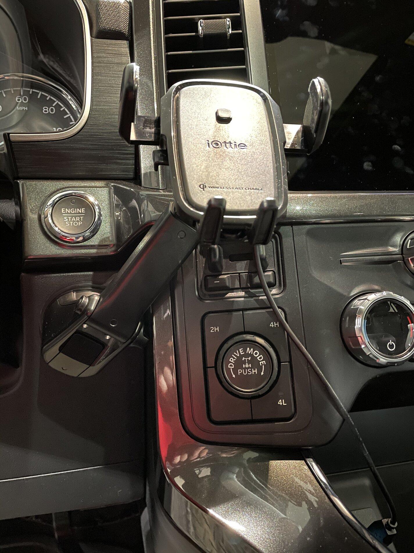 Ford F-150 iOttie phone holder/charger AD3159B1-BCBD-4530-97C3-7A42965A002D