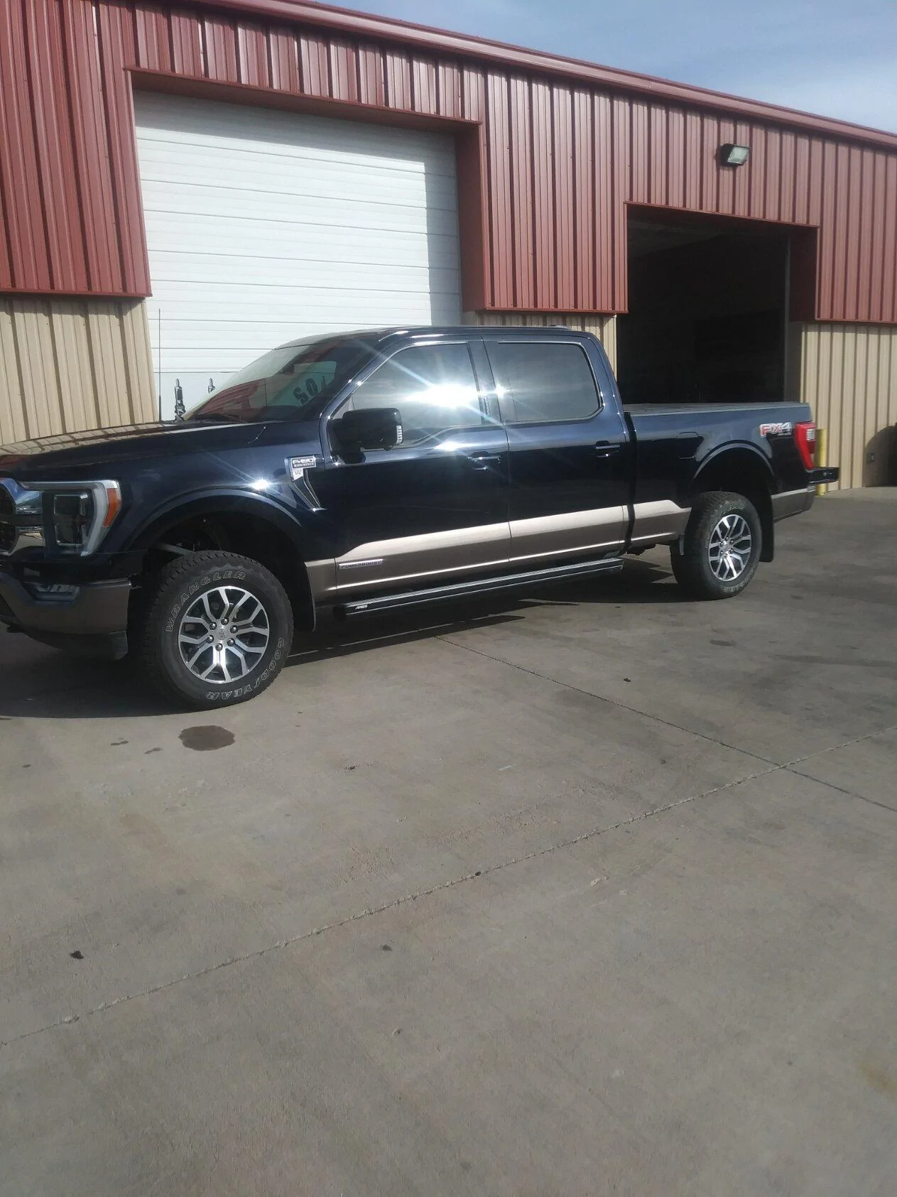 Ford F-150 Before and after 3" RC lift with Vertex adjustable shocks After 3