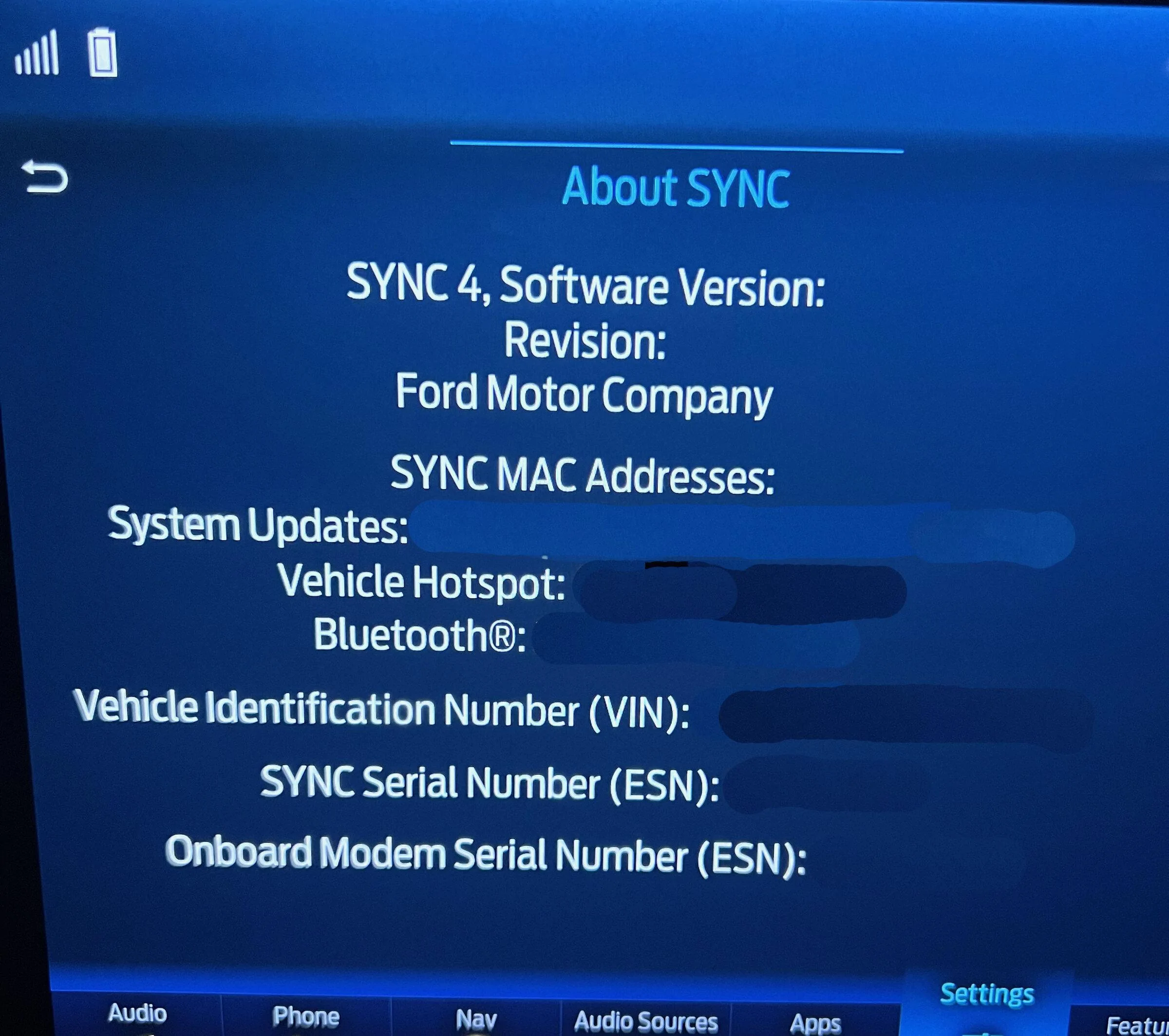 Ford F-150 Software Update Preferences not working? After