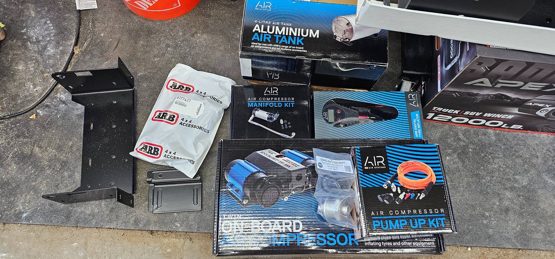 Ford F-150 Recovery Vehicle Build '22 Lariat Super Cab Air Compressor