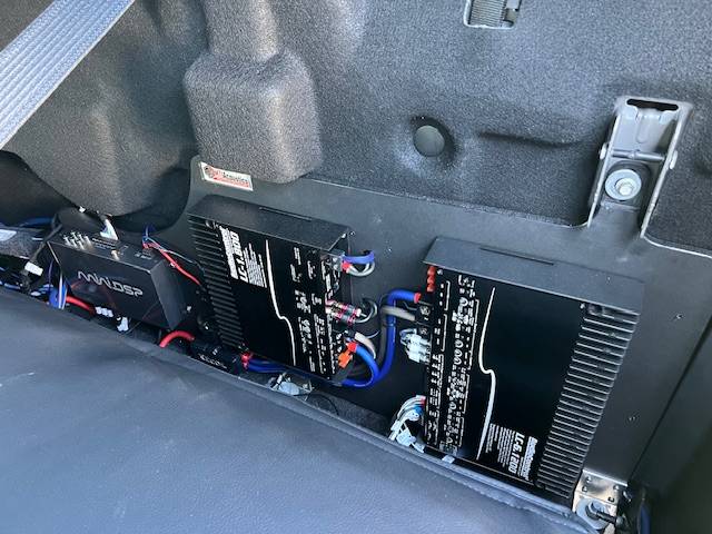 Ford F-150 Some help with dash mount midrange speakers Amp rack 2