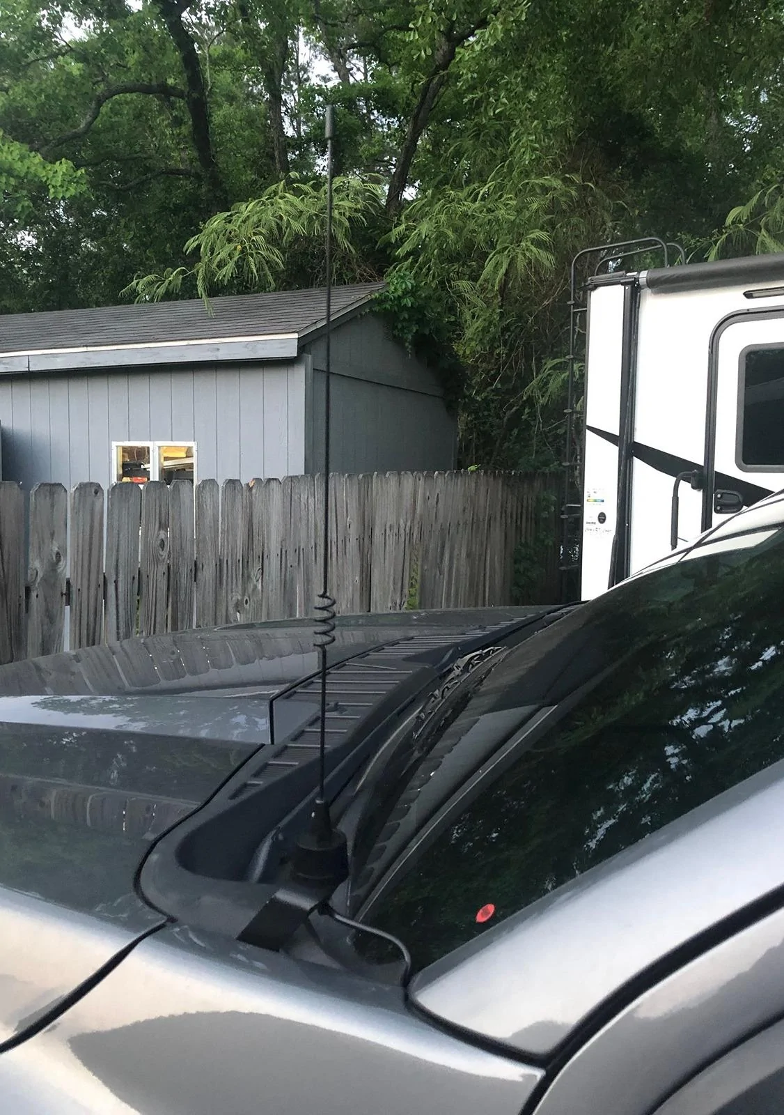 Ford F-150 Mounted my 2M/ 70CM radio head antenna
