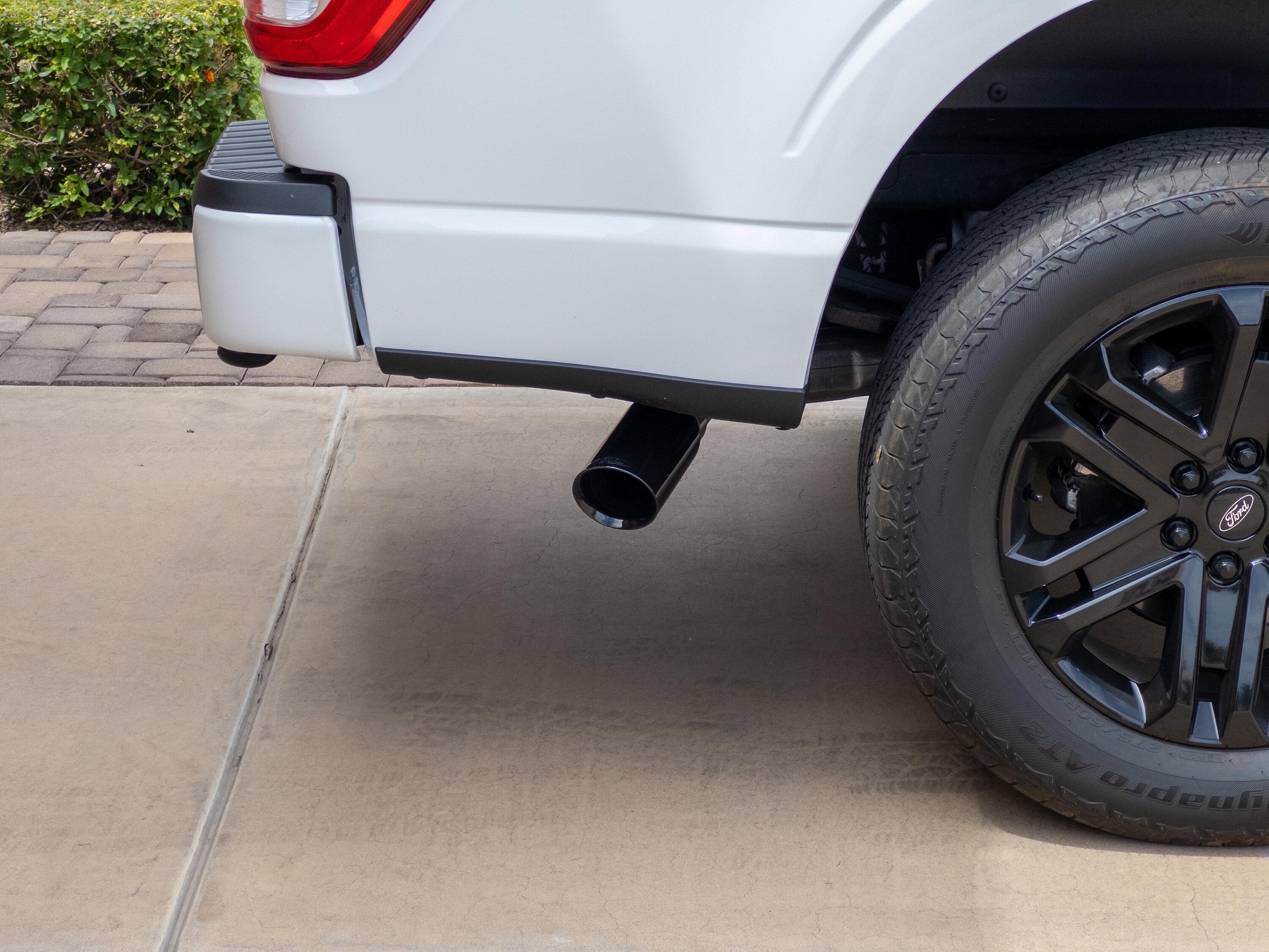 Ford F-150 Swapping chrome exhaust tip APC_3715.JPG