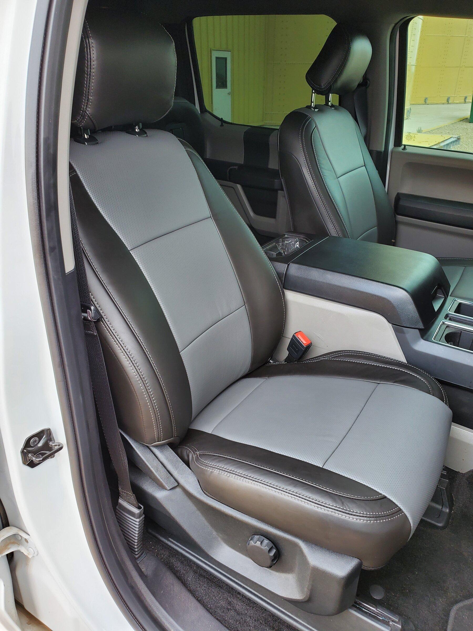 Ford F-150 Seat covers for XLT sport package Powerboost B04B97BA-E891-467C-8024-834F738DDD64