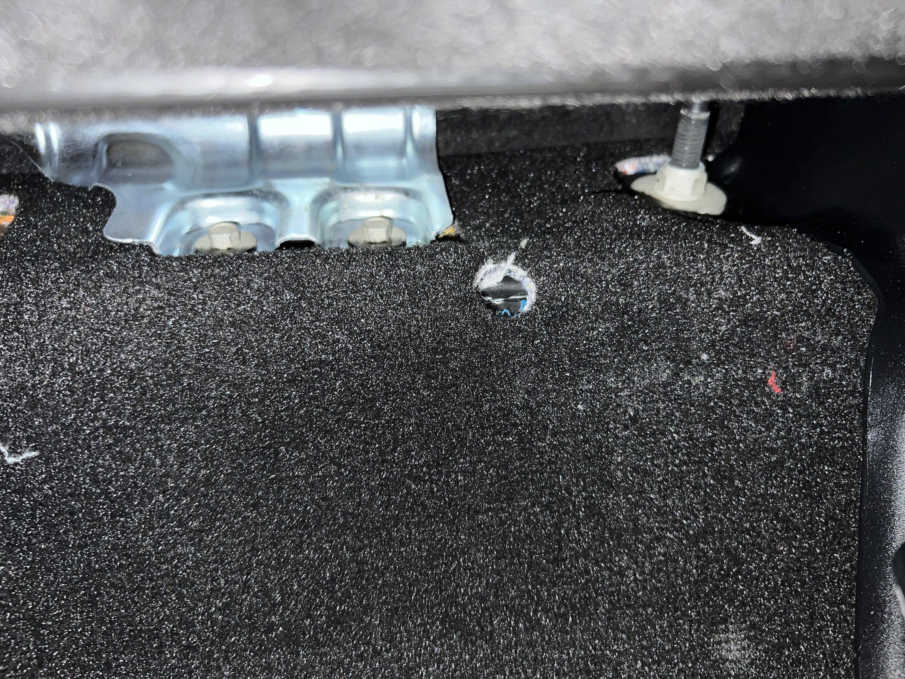 Ford F-150 Random Hole In Carpet & Loose Screw B0A94374-CB0F-40F2-B7FF-3134C9C1EE52