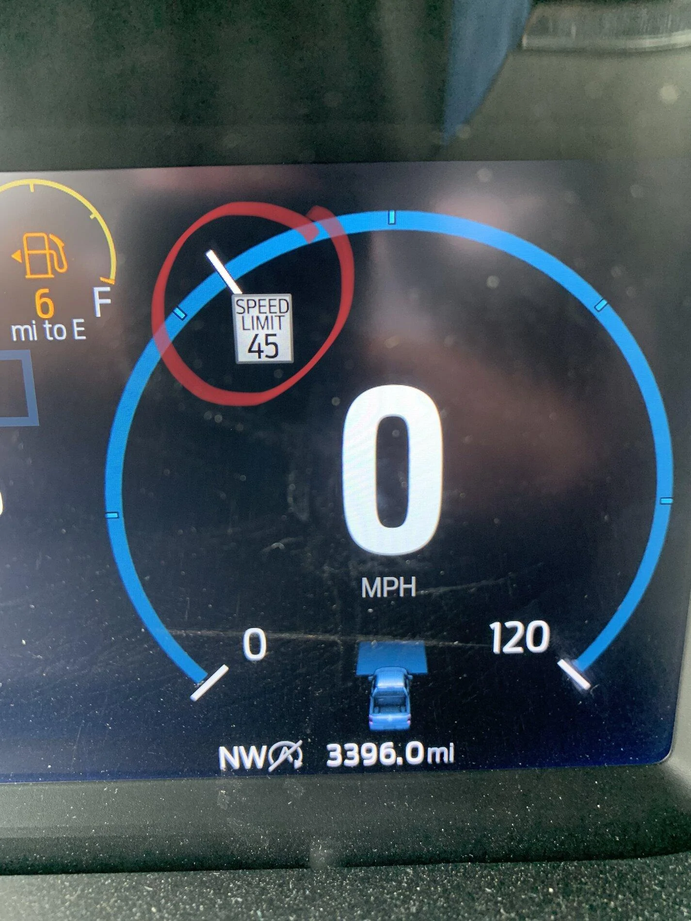 Ford F-150 Speedometer Speed Limit Markers B69FE124-C389-4EF6-9BC8-5140EBBD4FBB
