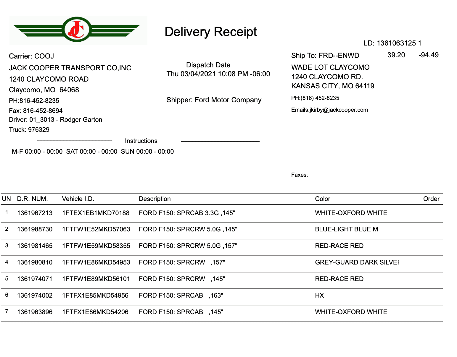 Ford F-150 2/15 Build Week B734F89B-04E1-4EEF-A2DC-DA2104FBC059