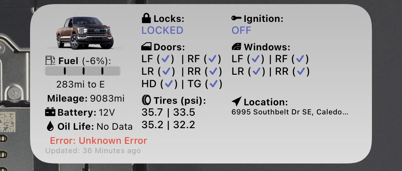 Ford F-150 FordPass - Scriptable Widget (iOS, iPad, MacOS) B803F827-67F6-4A8A-B067-F9E4448C10BC