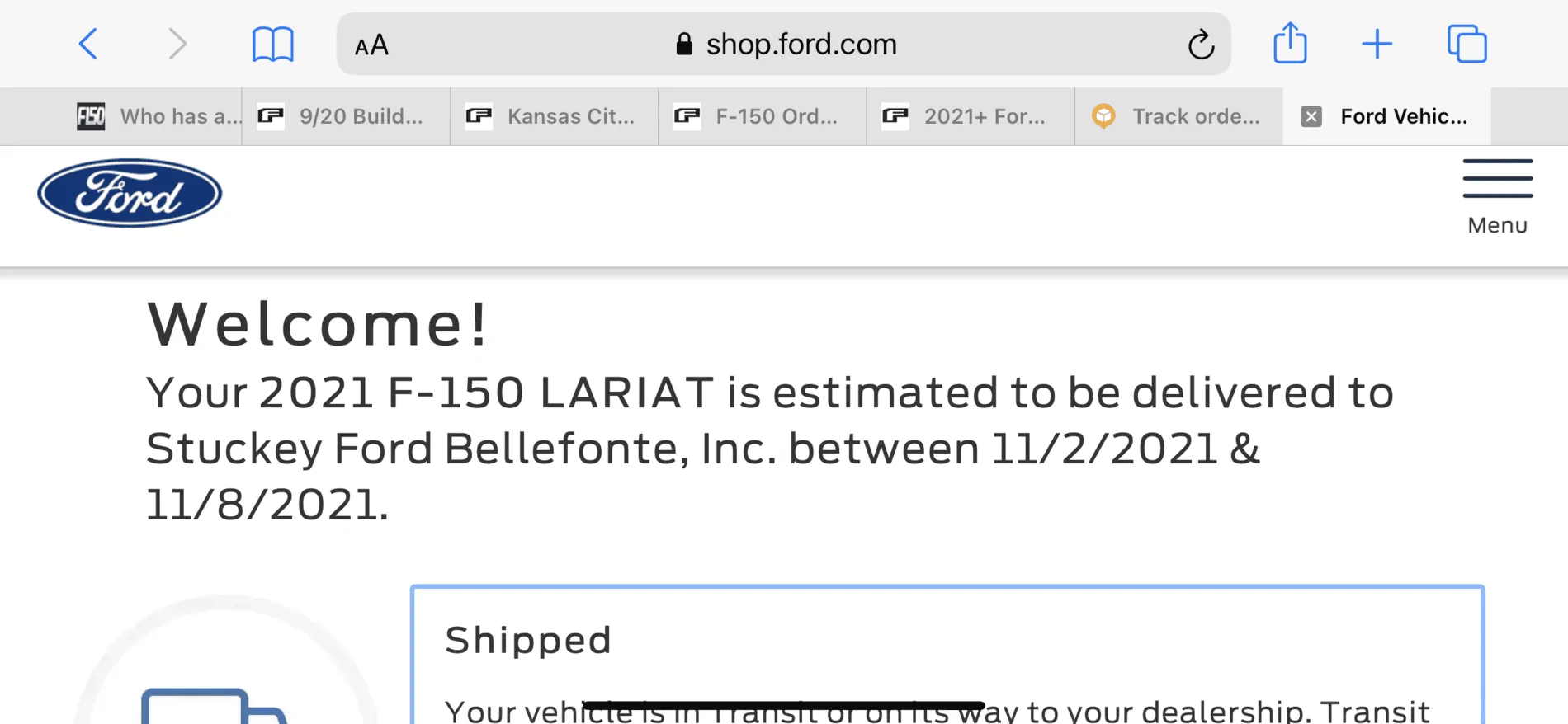 Ford F-150 9/20 Build Week B9A66E0F-6D9F-4FC3-A2F1-6A3D797E7DF0