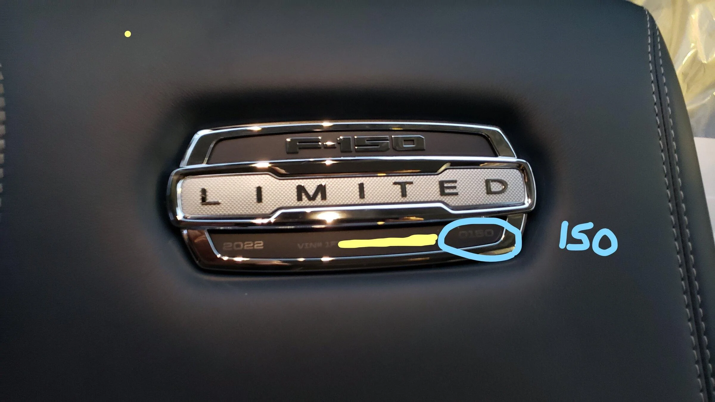 Ford F-150 12/13 Build Week BadgingConsole_LI