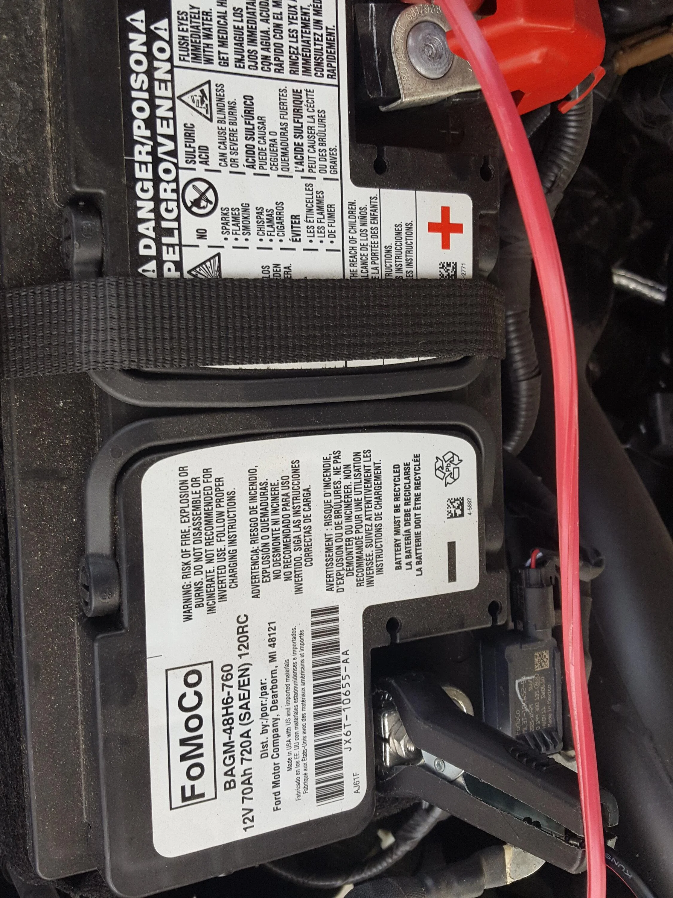 Ford F-150 New vehicle-dead battery battery3