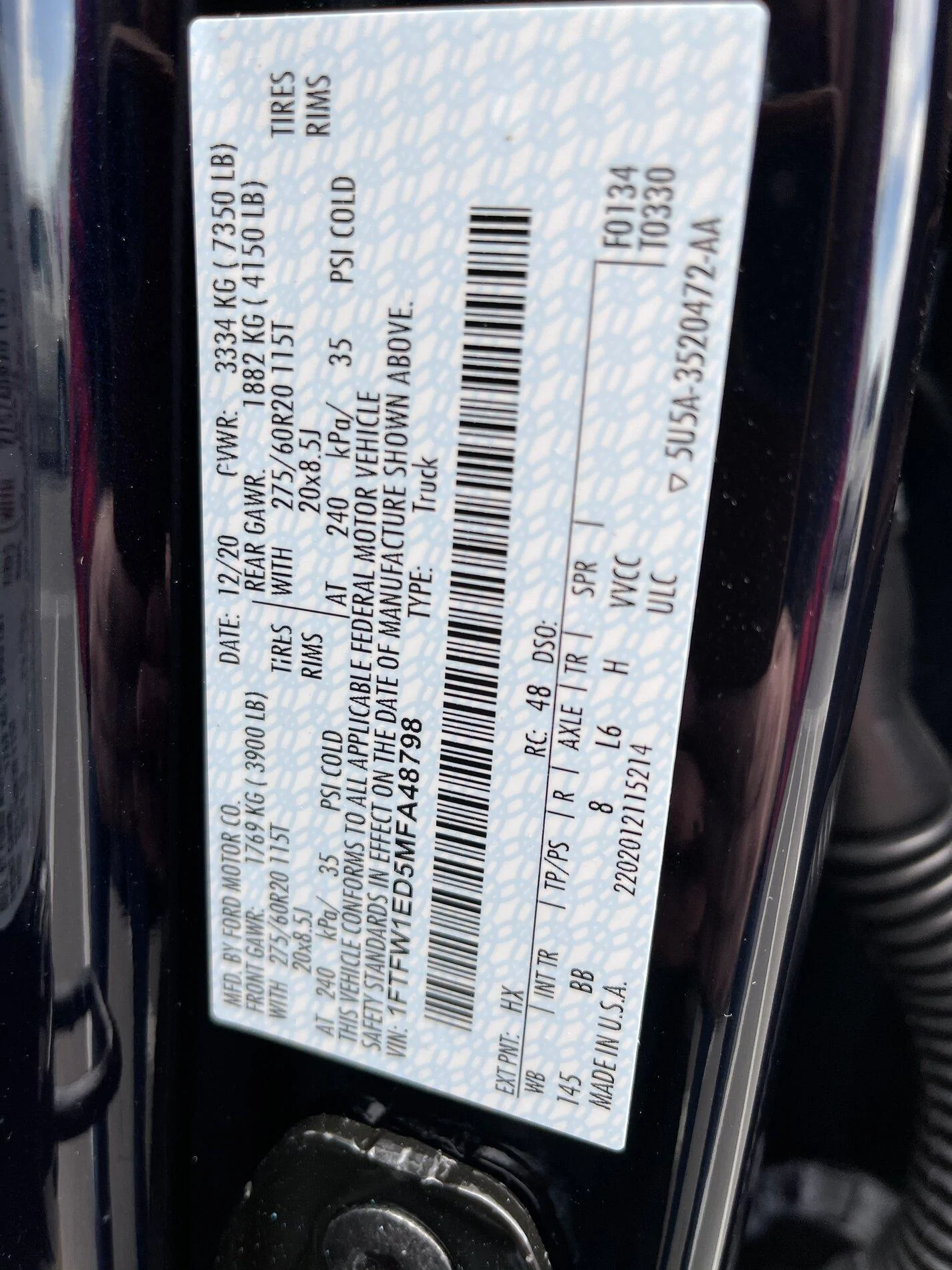 Ford F-150 Towing test with 2021 Powerboost F-150 BC7717A0-6FF4-4946-B227-ADC9414D9698