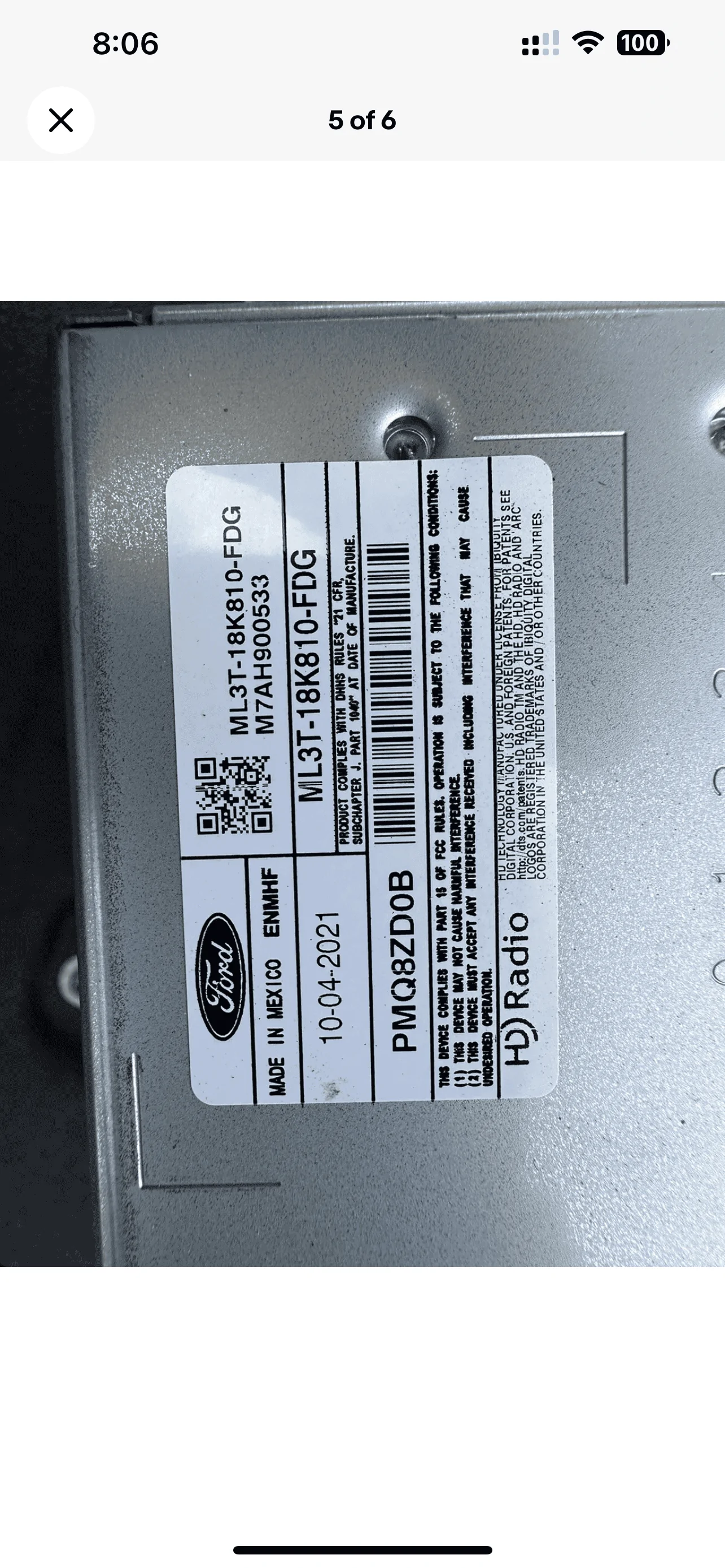 Ford F-150 MY22 Adding SiriusXM BC922429-30F9-4B5D-92D9-42AF0CA035EF