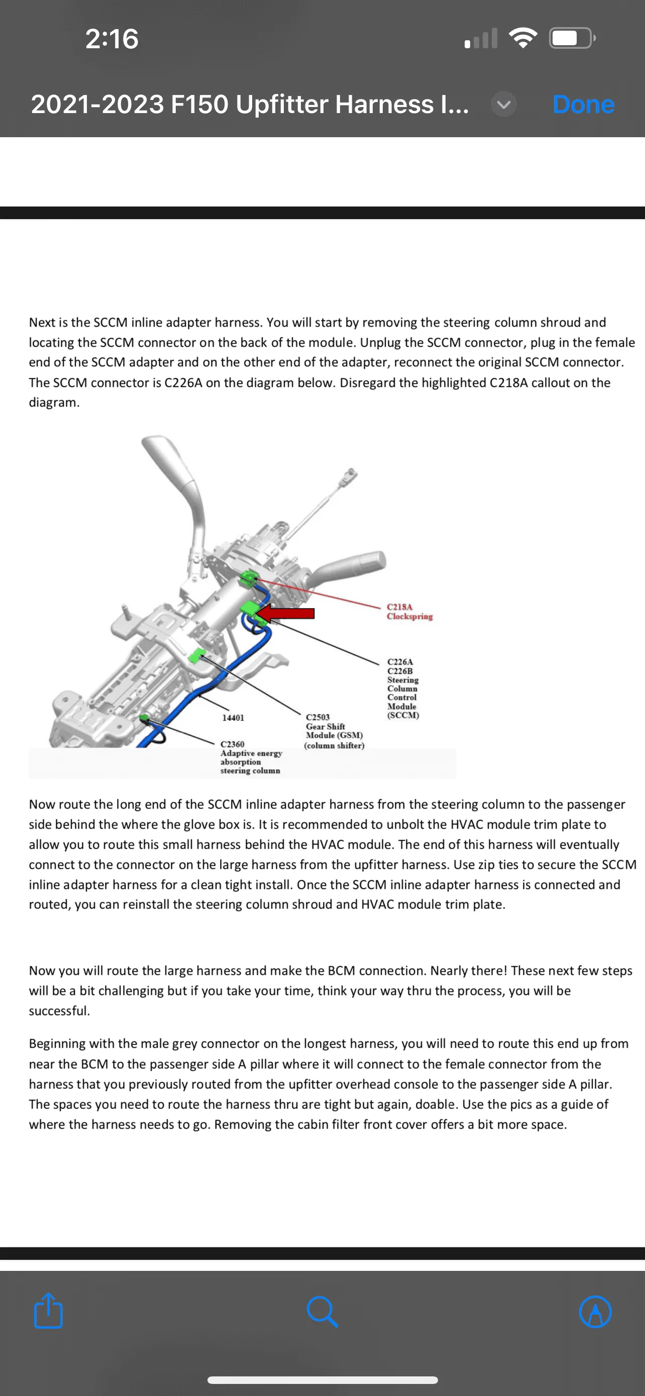 Ford F-150 Upfitter Switch installation BD734248-9F9F-4CA4-9ACF-360774D32B60