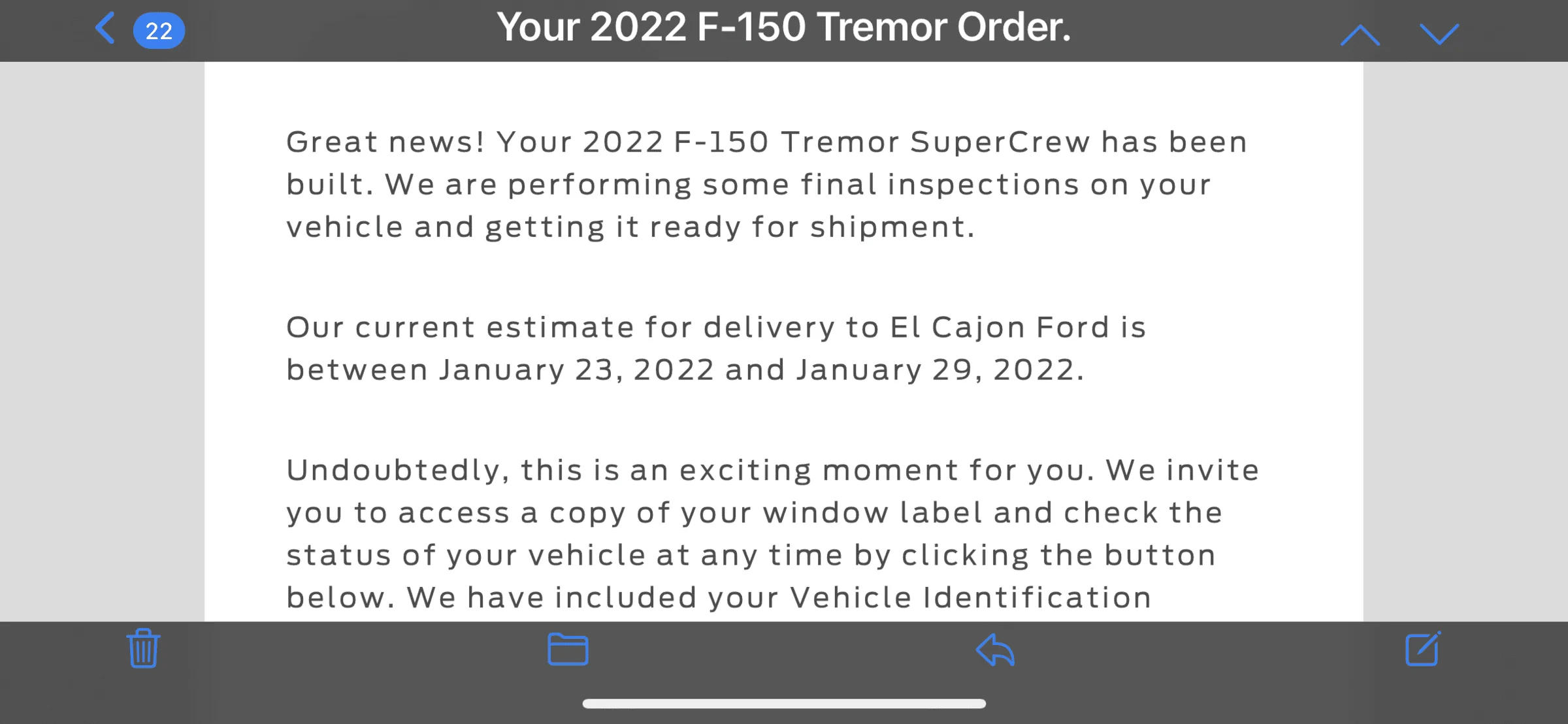 Ford F-150 12/13 Build Week BE69EFA0-1CFD-4B41-8C6D-E3A10CD734D4