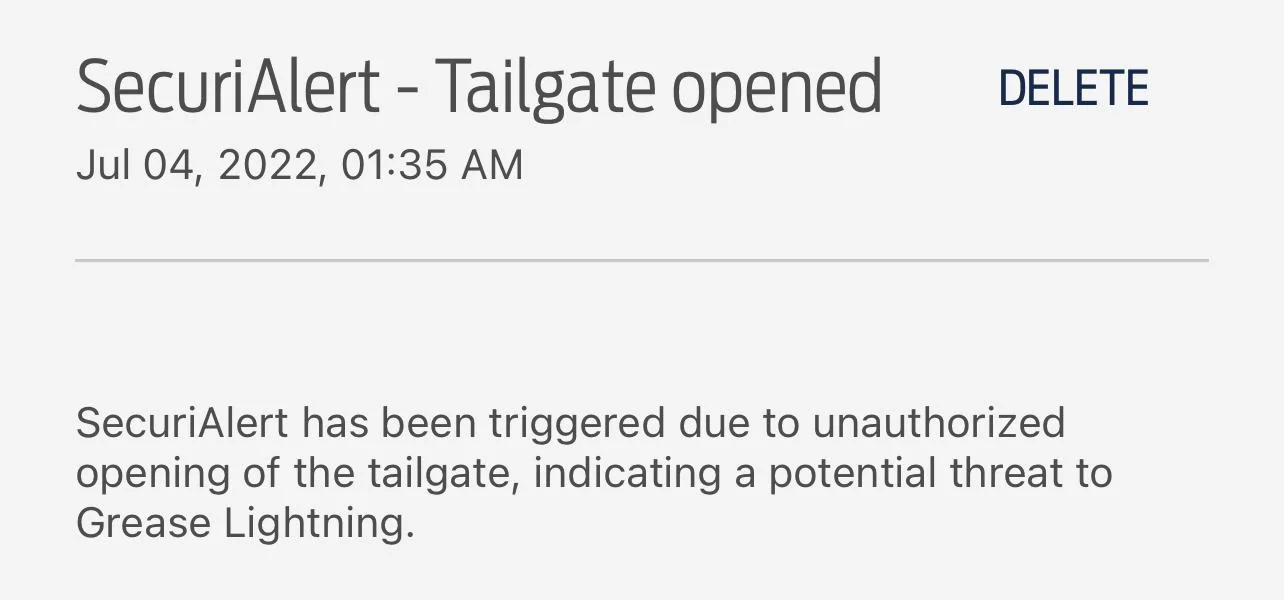 Ford F-150 Customer Satisfaction Program 21M08 Unintended Tailgate Opening BEB13288-E4D1-4D21-B8FD-5C96380C78F1