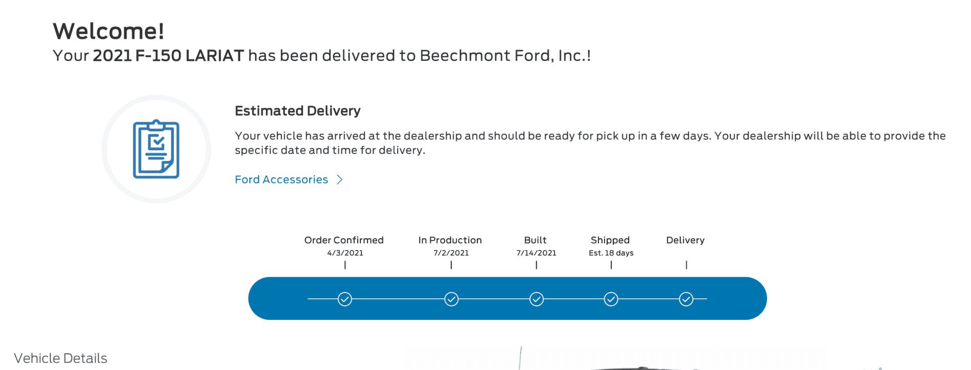 Ford F-150 6/28 build week thread  ? ? Beechmont Delivered