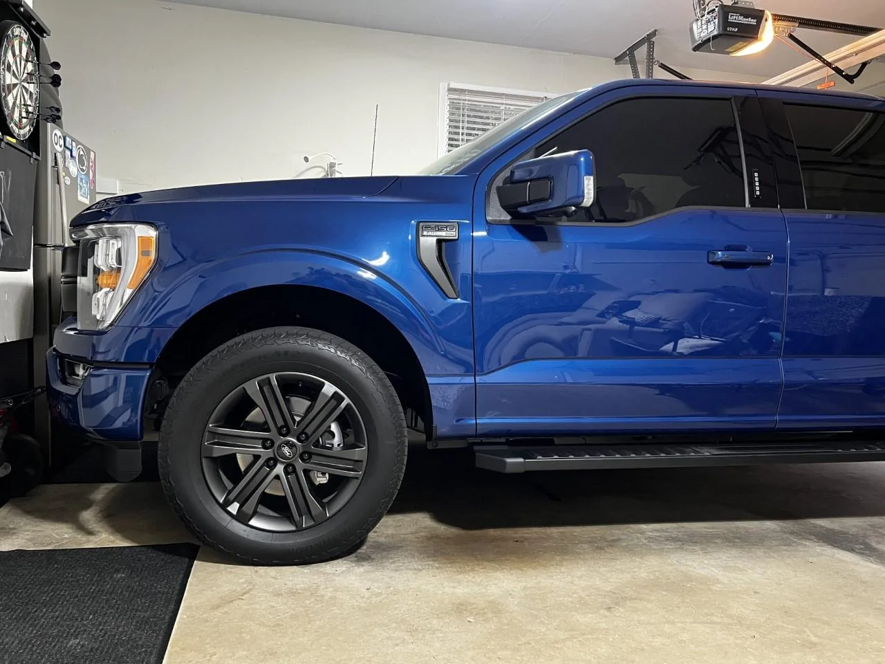 Ford F-150 Bilstein 6112 clip setting location Before Lift