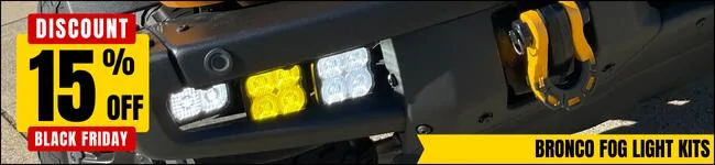 Ford F-150 BLACK FRIDAY | Save on Diode Dynamics, Baja Designs, Morimoto & More (11/22 - 12/3) bf24header-bronco-fog-kits