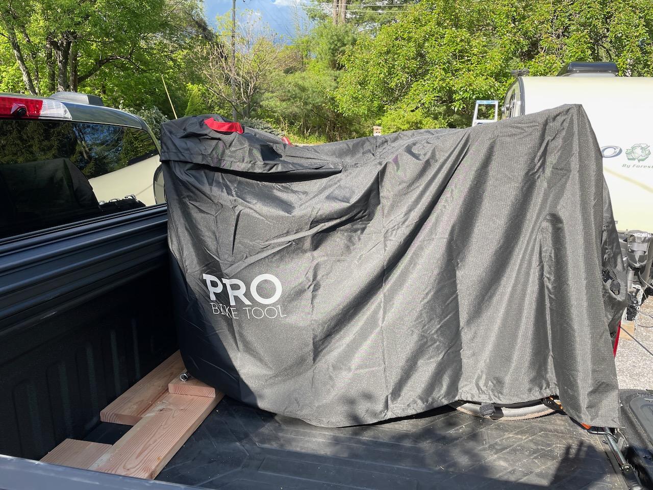 Ford F-150 DIY In-Bed Mountain Bike Mount bike-rack-3