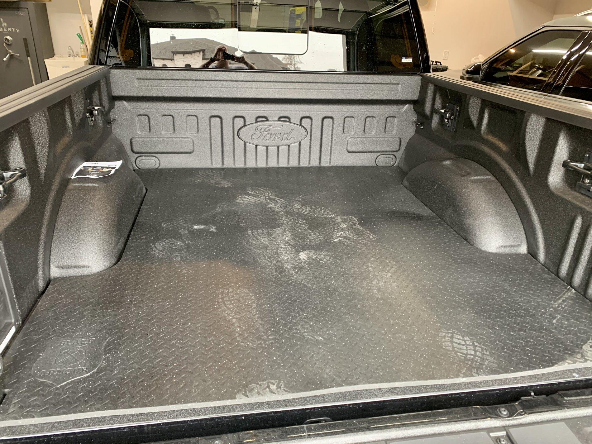 Ford F-150 Bed Liner Options Black Armour Bed mat