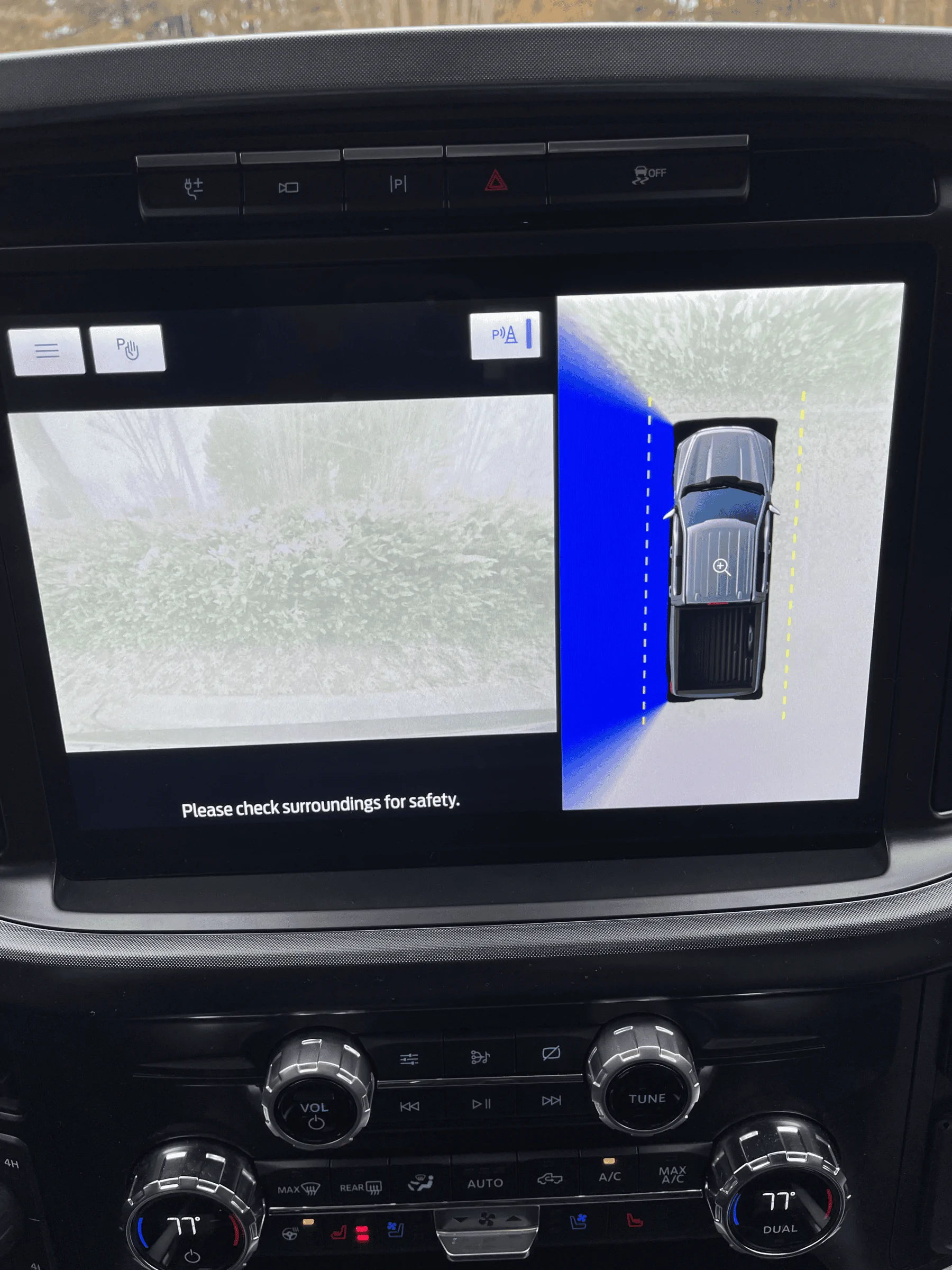 Ford F-150 Backup Camera - Blue Screen Blue_Screen_Shot