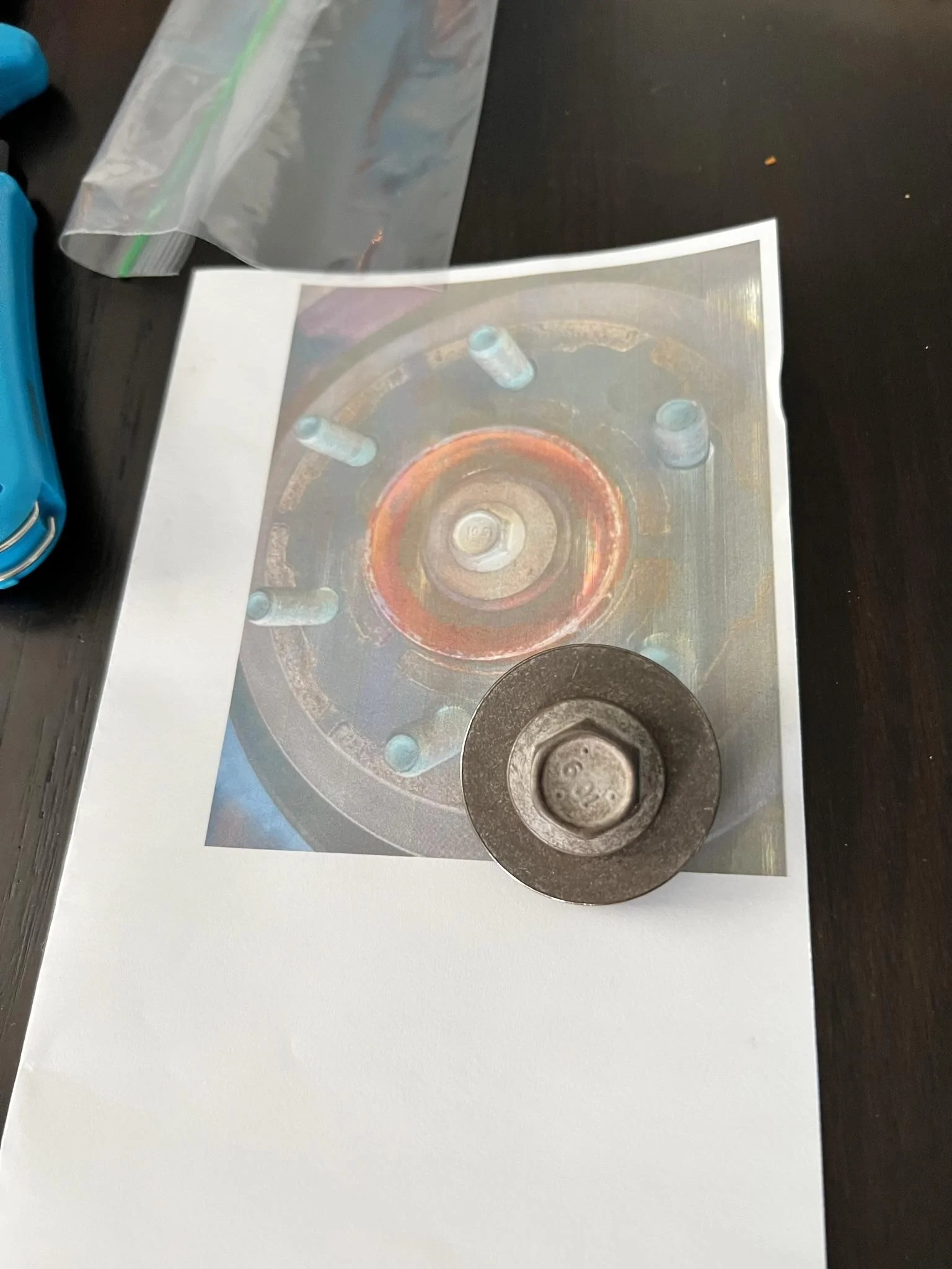 Ford F-150 Can anyone tell me what this is (part failure on axle)......? Bolt pic