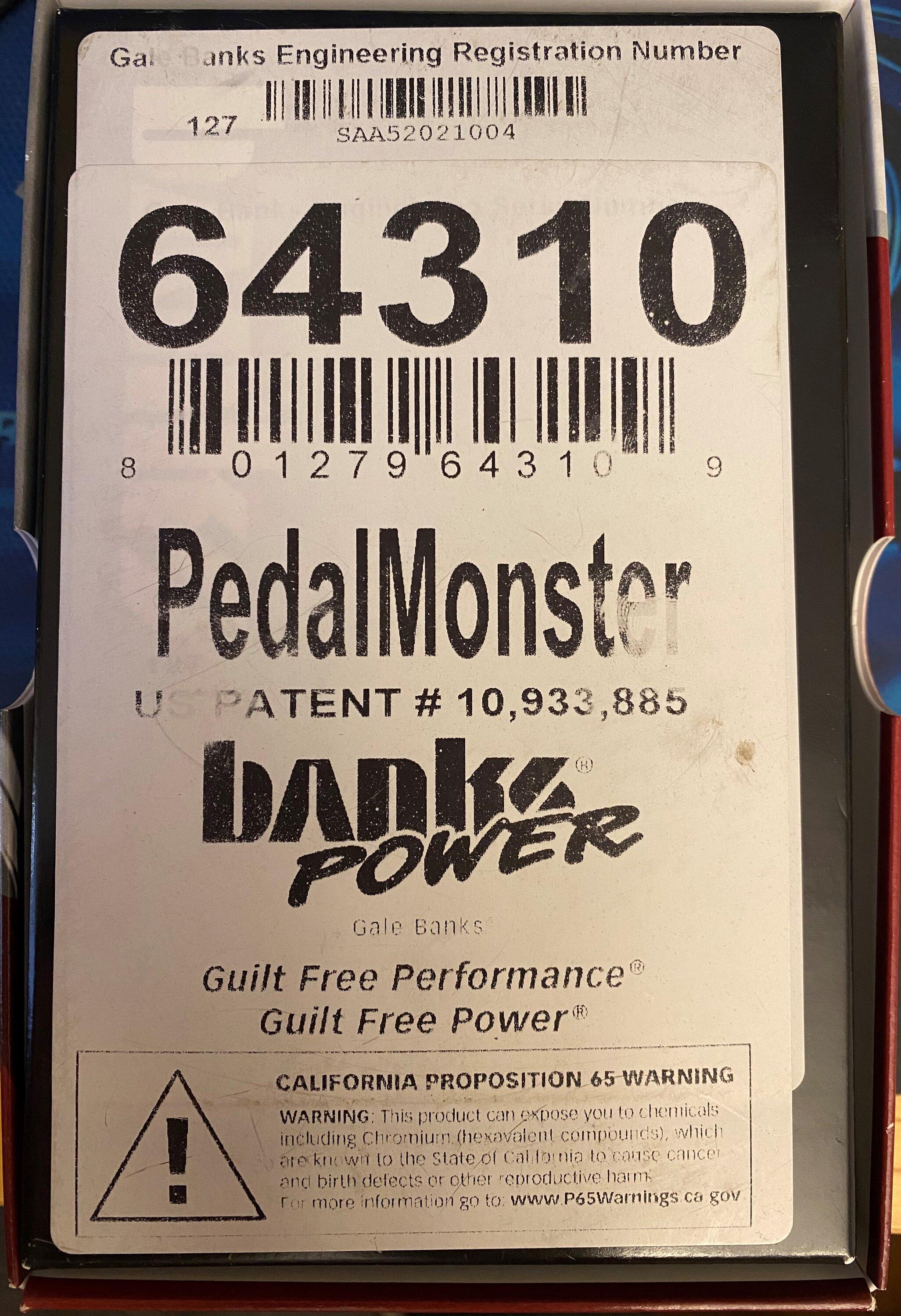 Ford F-150 Banks Pedal Monster Box Back