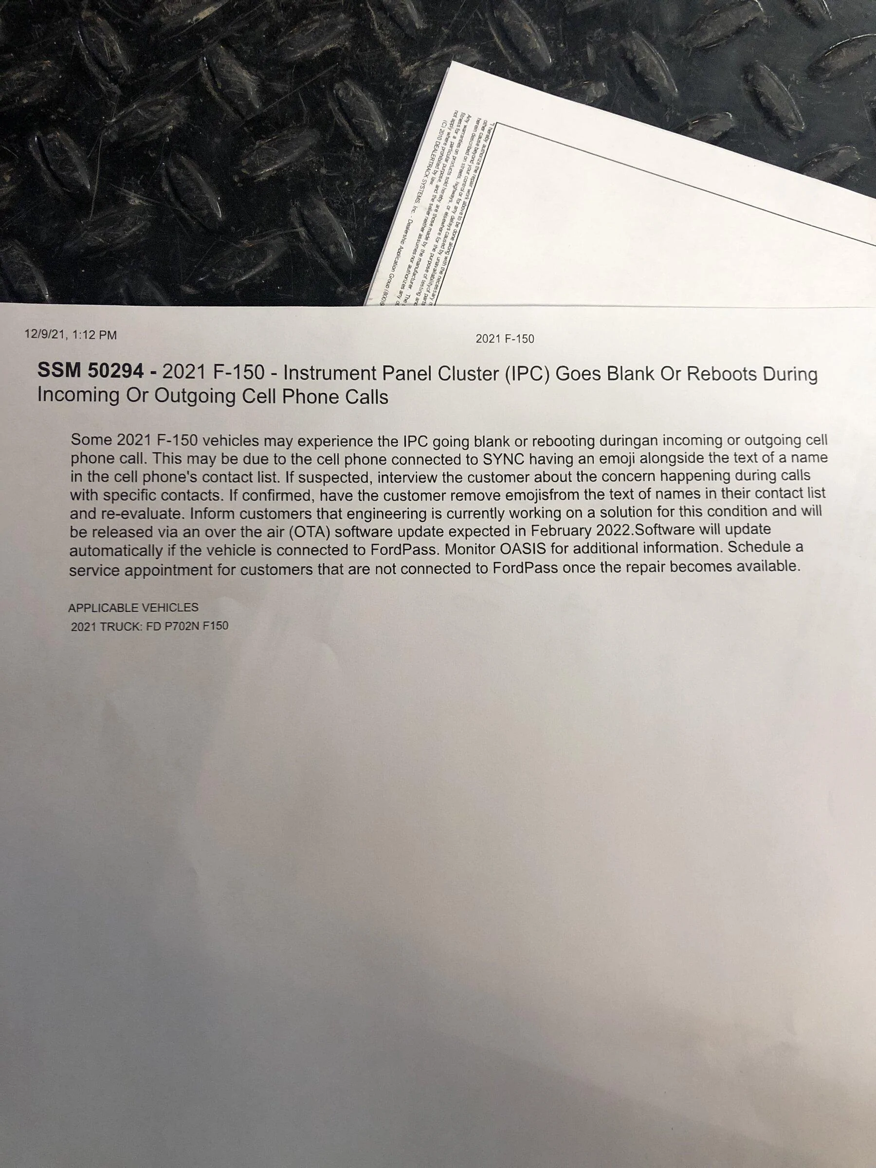 Ford F-150 Dash Rebooting Constantly C3A96E8E-260D-4FCA-82EB-2547648D401D