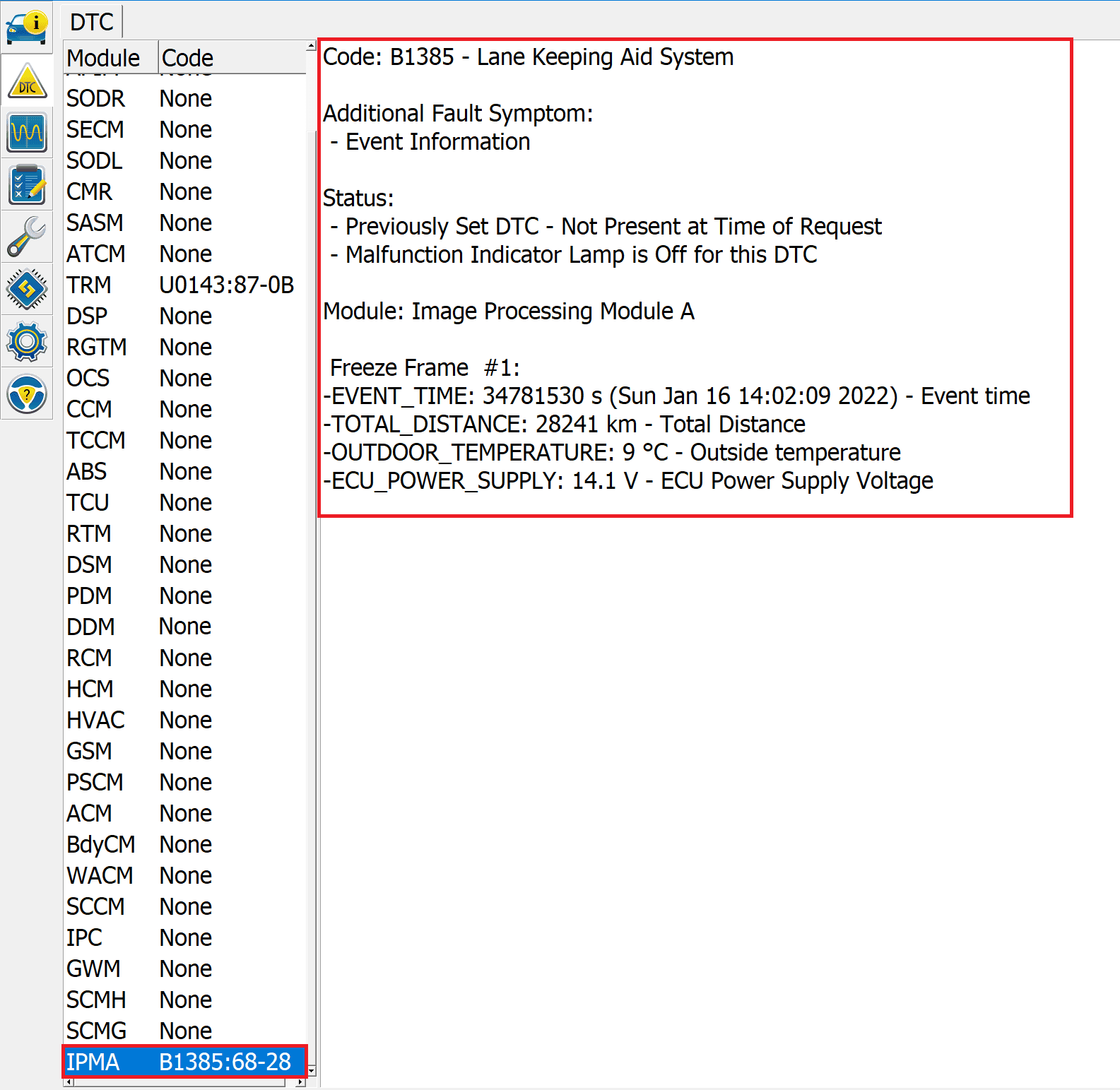 Ford F-150 Lane Centering randomly shutting off Capture