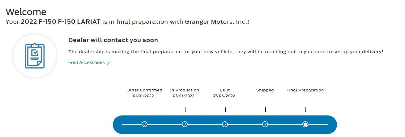 Ford F-150 6/27/2022 Build Week Captur