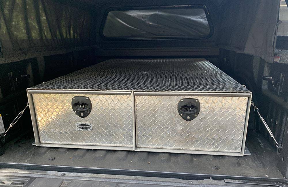 Ford F-150 Securing low level loads Cargo Drawers 3