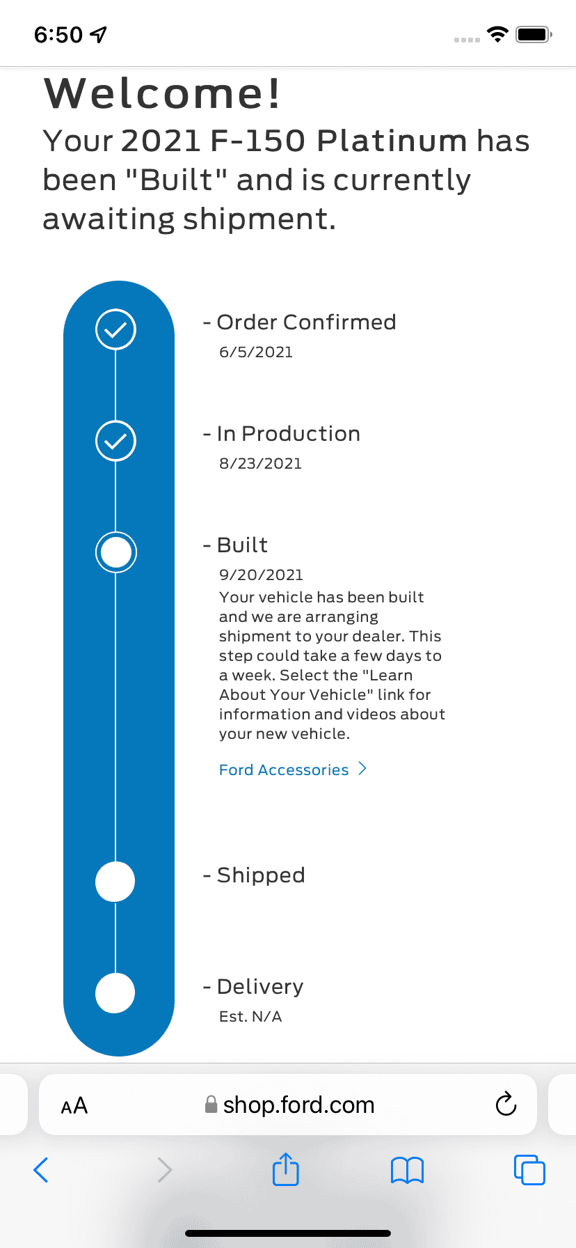 Ford F-150 08/23 Build Week CCD4CD62-5252-433F-BD94-2A2439D08573