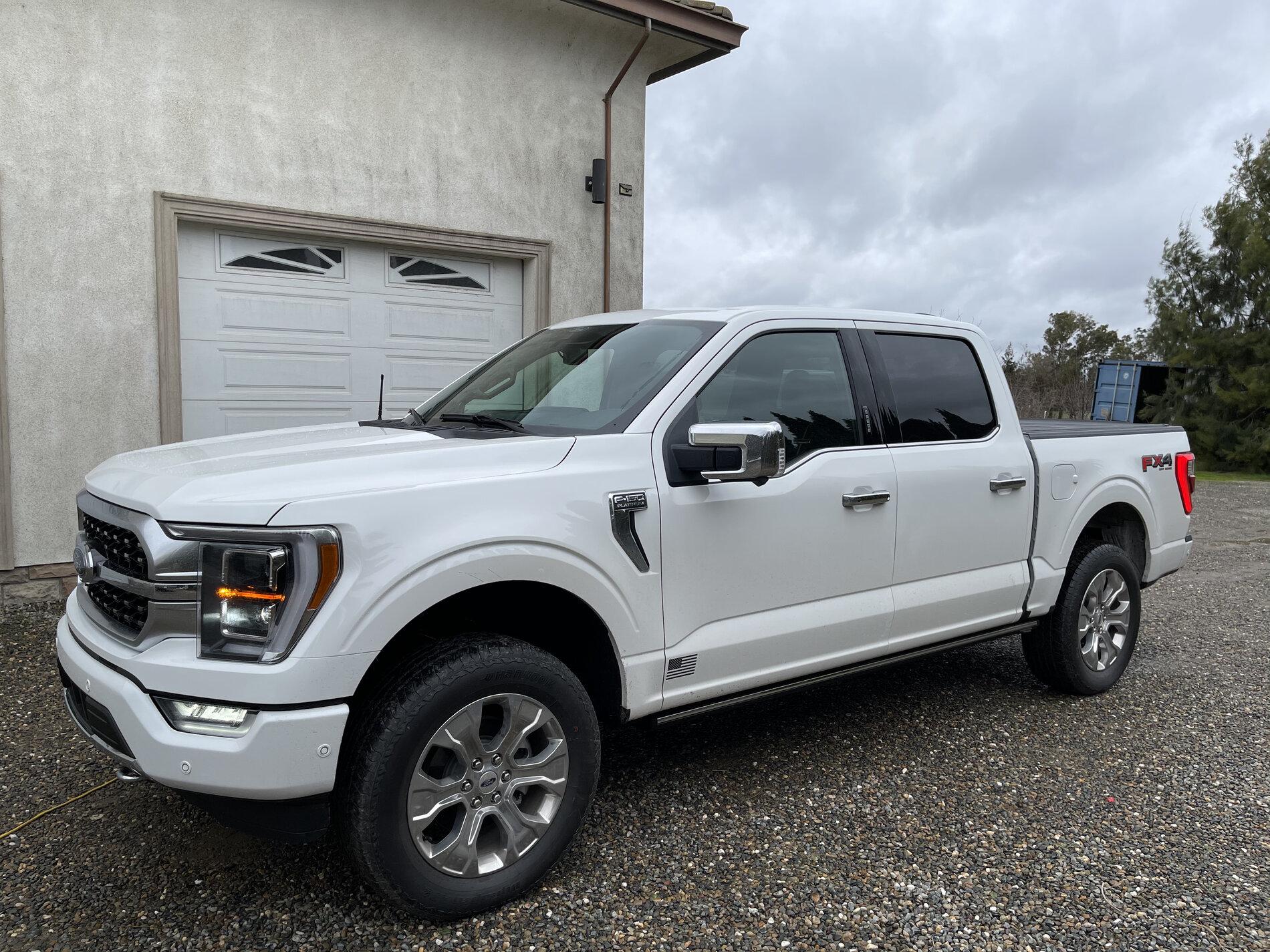 Ford F-150 Star White Platinum (stock) leveled with 2.25” ReadyLIFT CE8B3669-78D6-4390-B5E6-8988C777744F