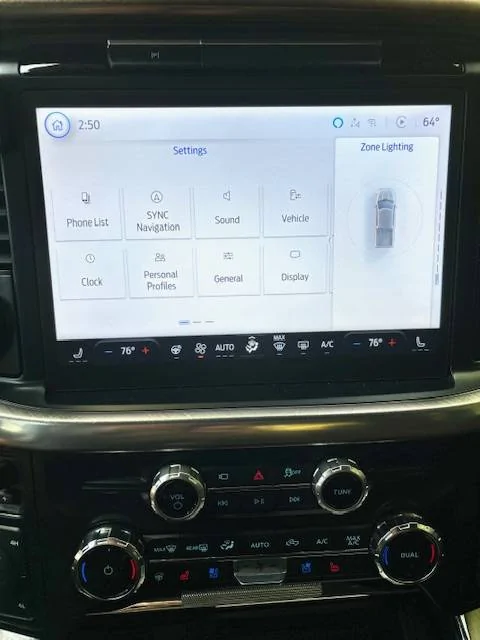 Ford F-150 My FORScan mods on 2025 KR ClimateBar