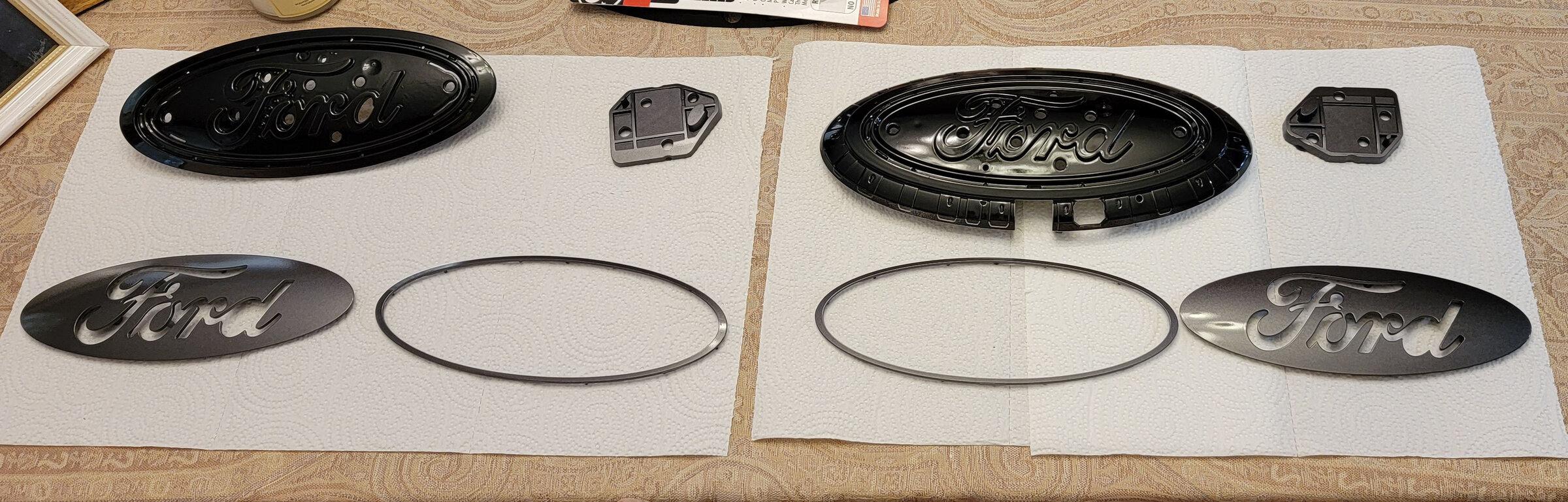 Ford F-150 Blacked Out '22 Carbonized Gray (DIY Black Appearance Package (BAP) in progress) Color Matched 1