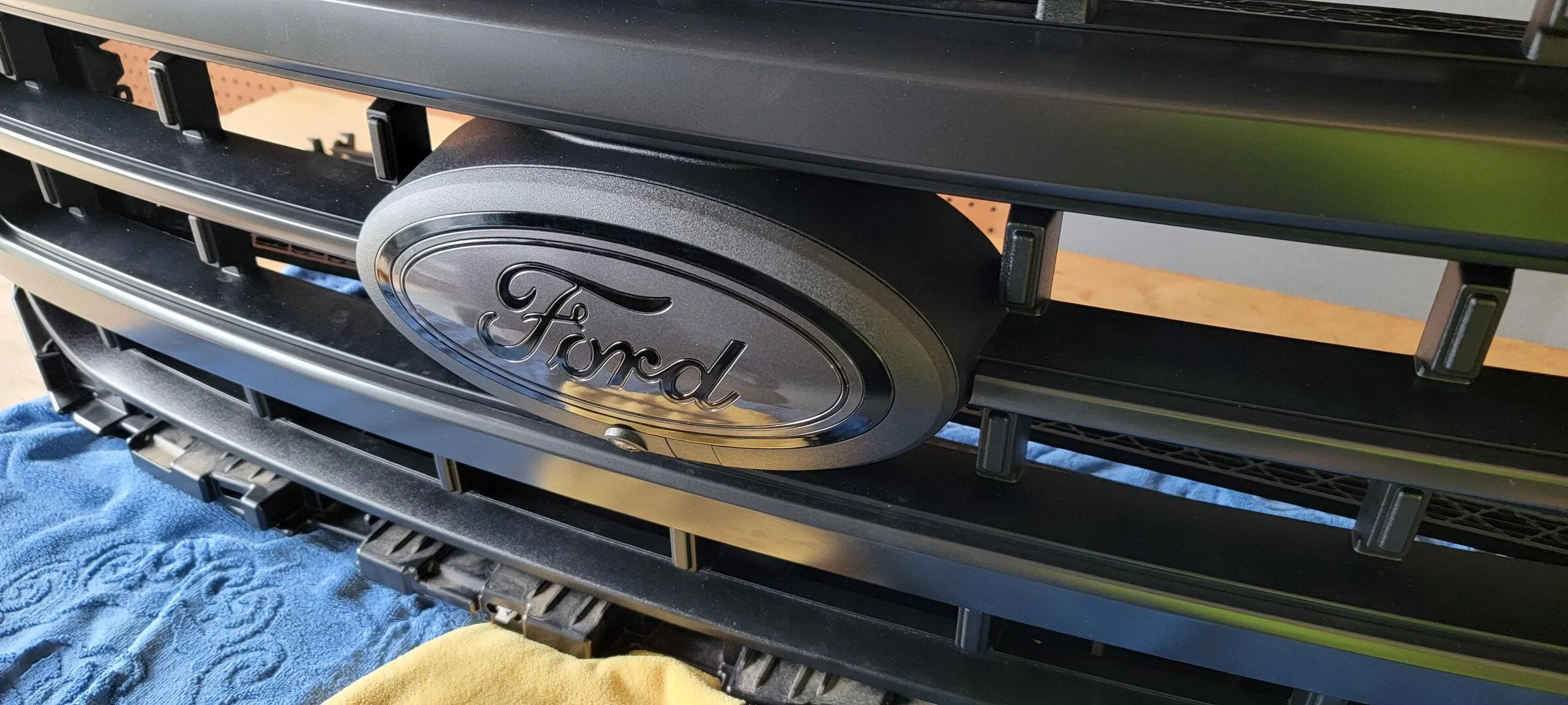 Ford F-150 Color Matched Grill and Tail Gate Emblems Color Matched 2