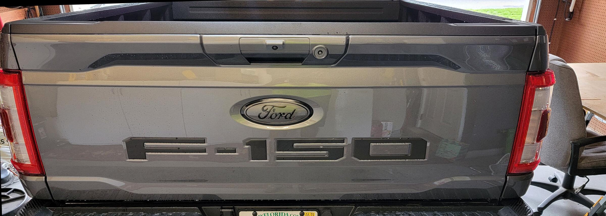 Ford F-150 Blacked Out '22 Carbonized Gray (DIY Black Appearance Package (BAP) in progress) Color Matched 4
