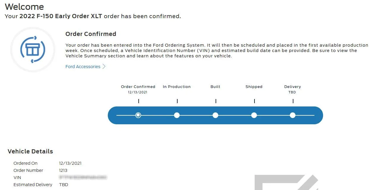 Ford F-150 2021+ F-150 Orders Tracking List & Stats [Enter Yours!] confirmed