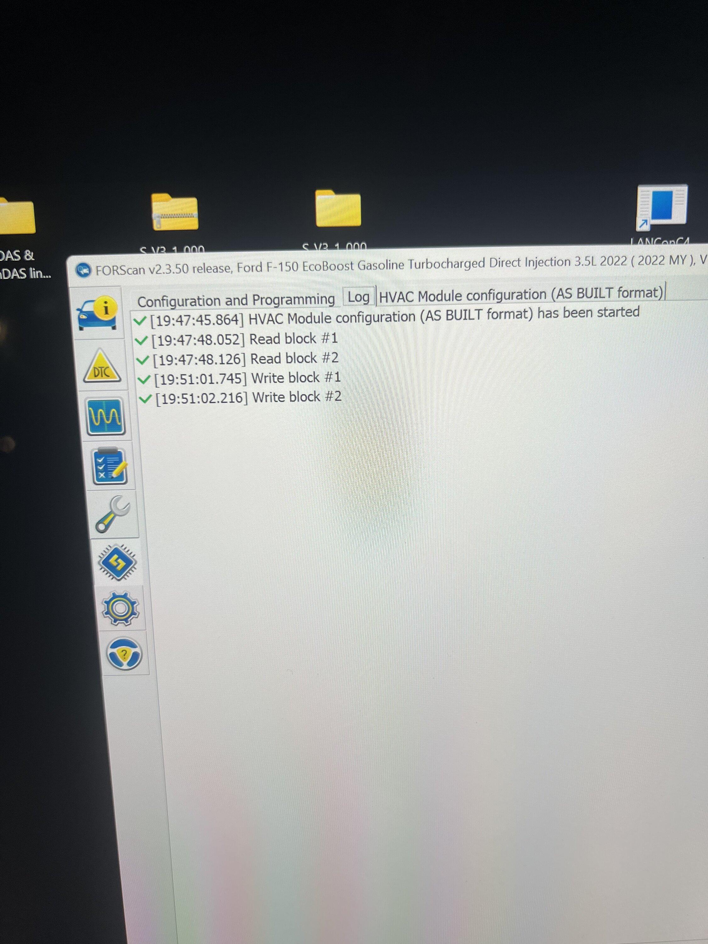 Ford F-150 HVAC module programming error D31F1C99-FB99-4A23-B5B2-712FE0F5D57A