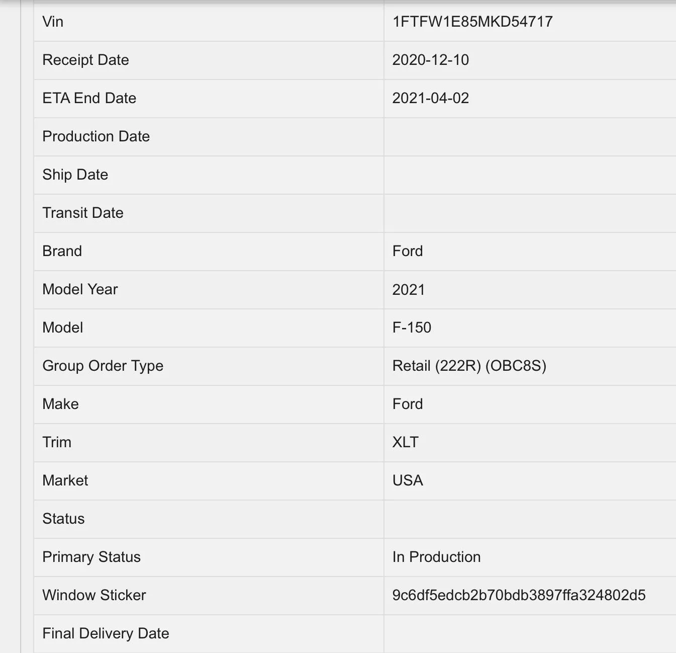 Ford F-150 2/15 Build Week D645200B-C62B-4CD9-973E-E790C622A8BC