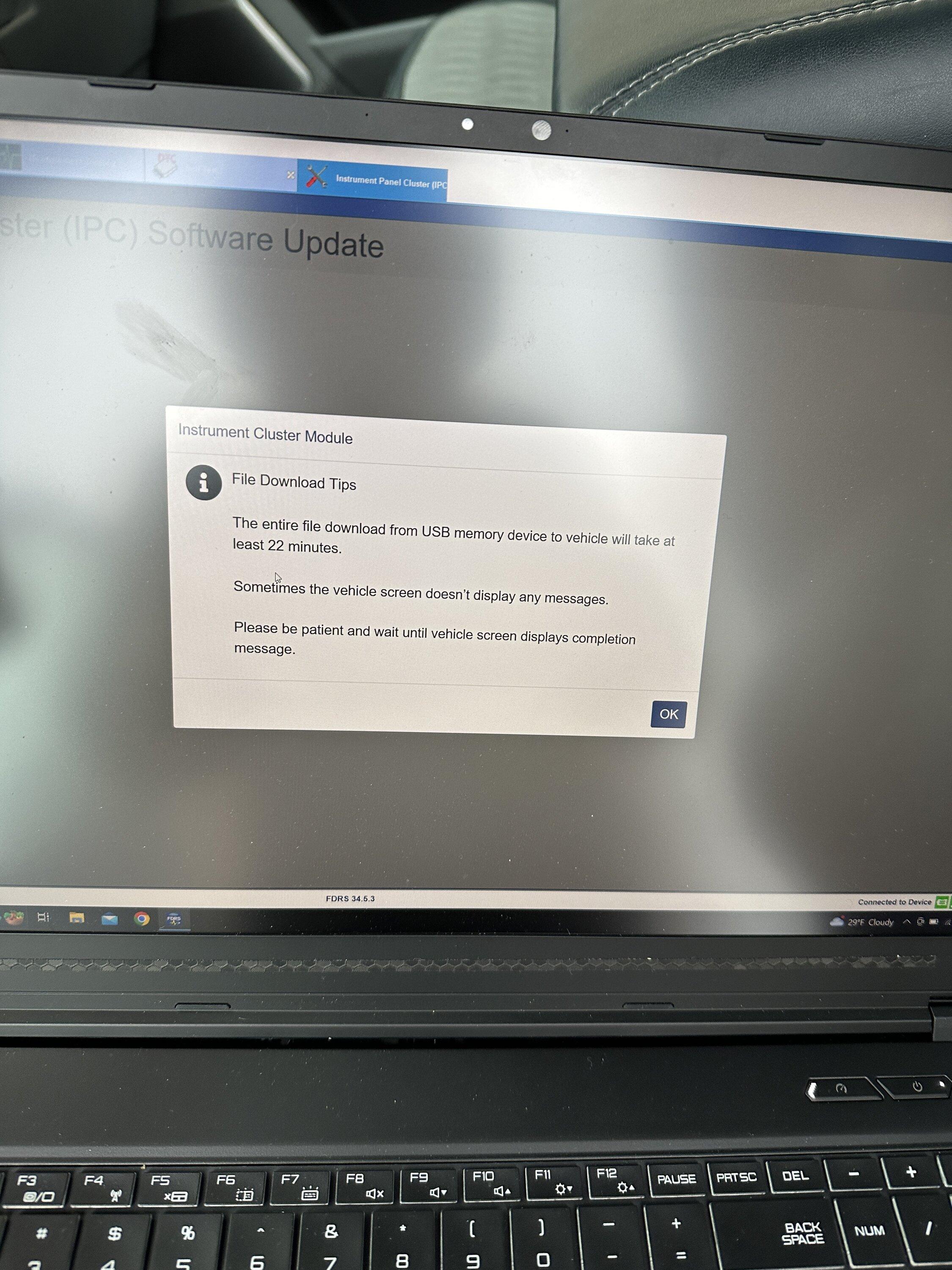 Ford F-150 IPMA Update fail D7ED1326-E92C-42E8-8200-F2AFCFC828BB