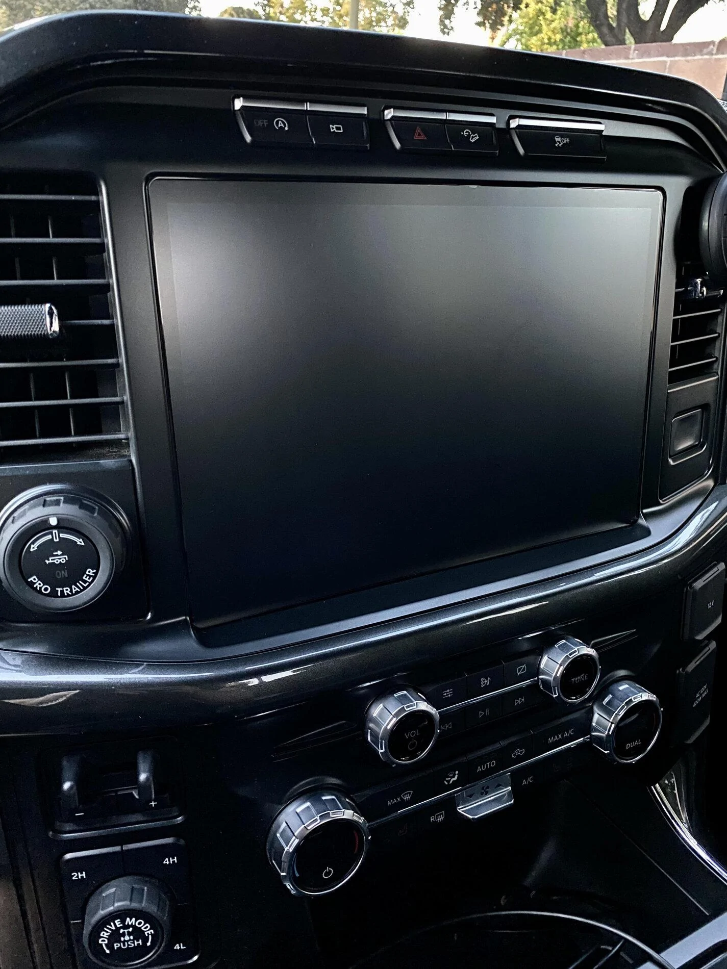 Ford F-150 B-Pillar Trim PPF and Matte Screen Protector! dash